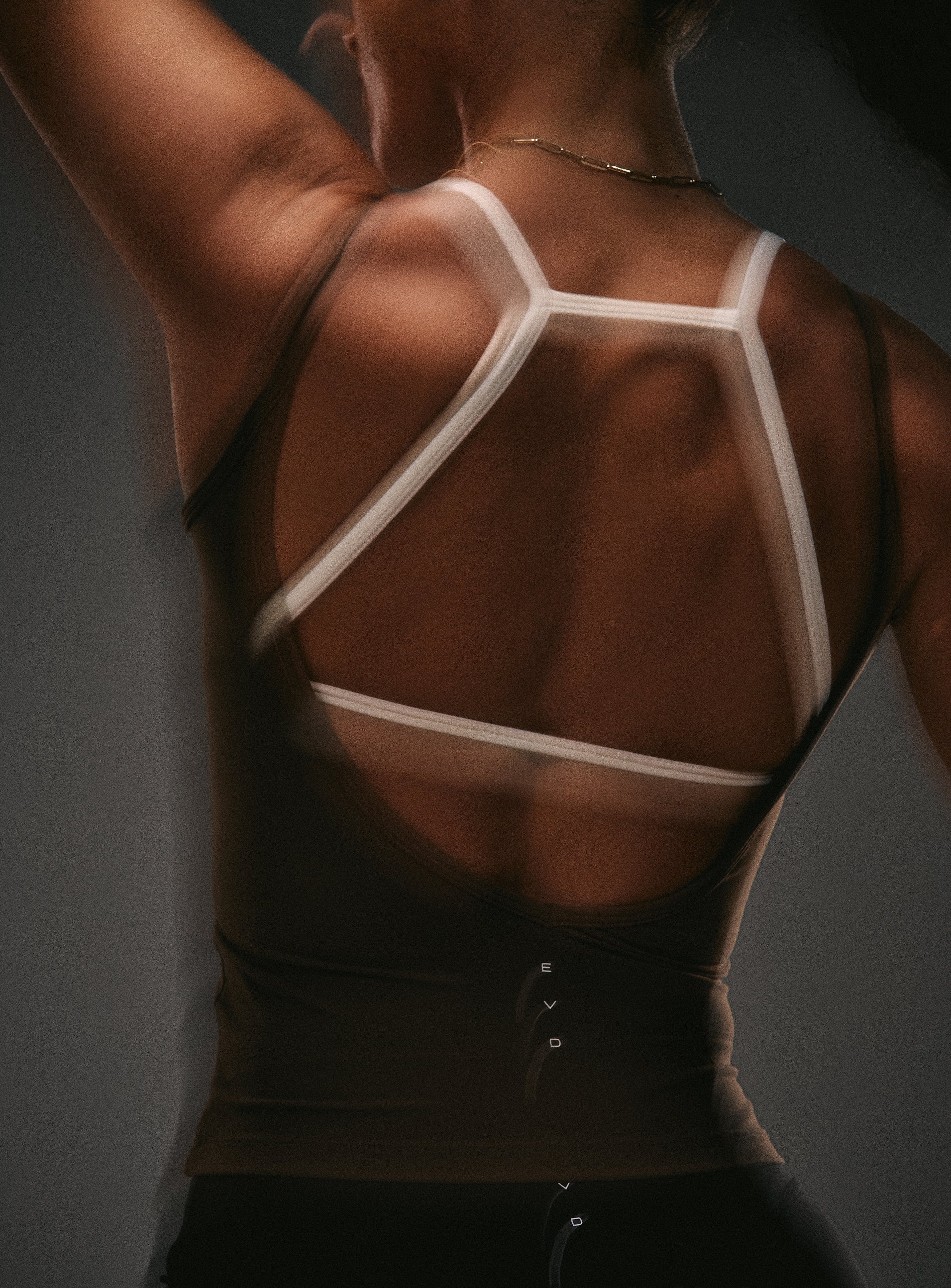 Cloud Compression Backless V Tank - Malt - Image 7