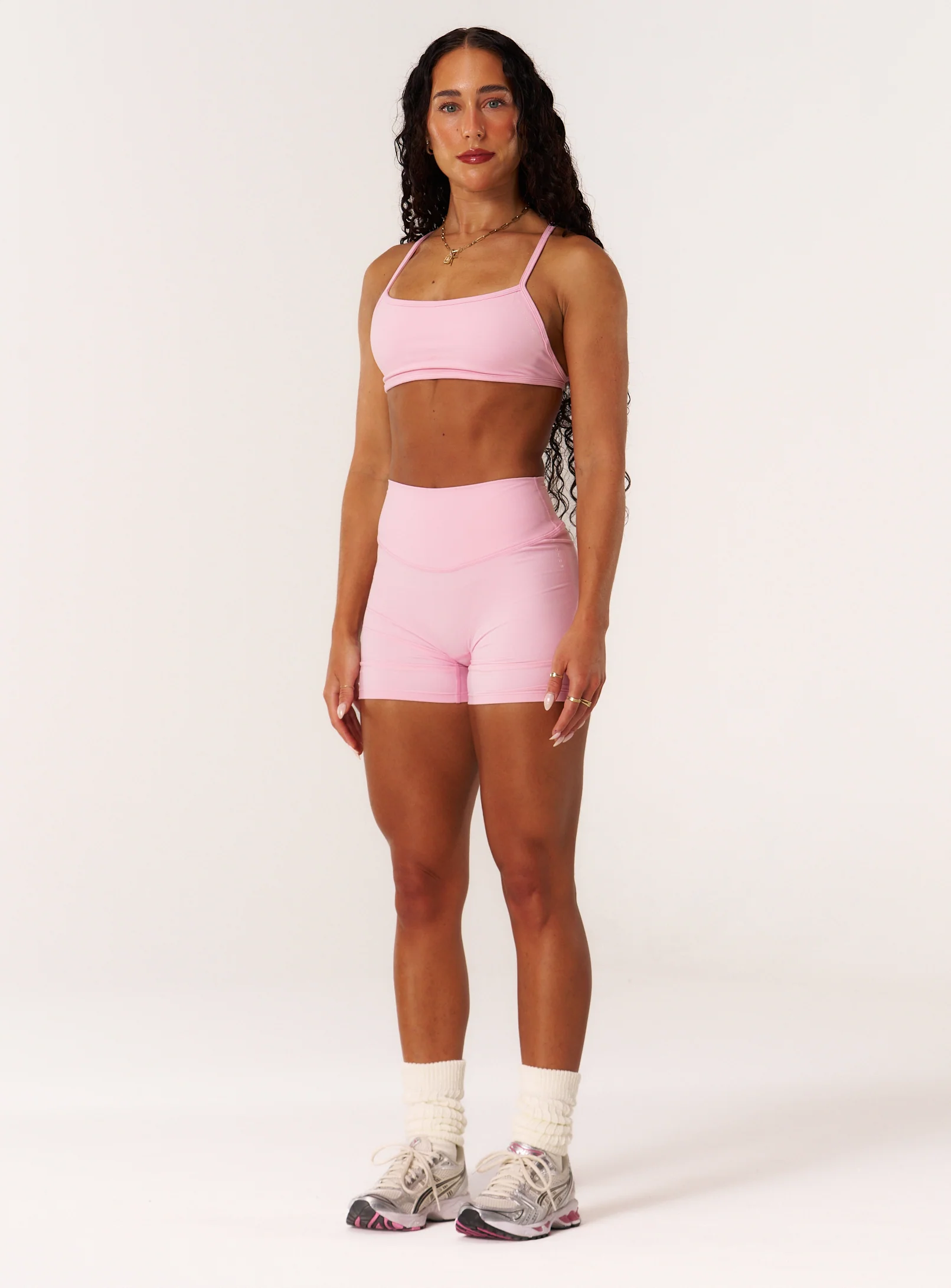 Cloud Compression Mid Rise Shorts - Avalon Pink - Image 3