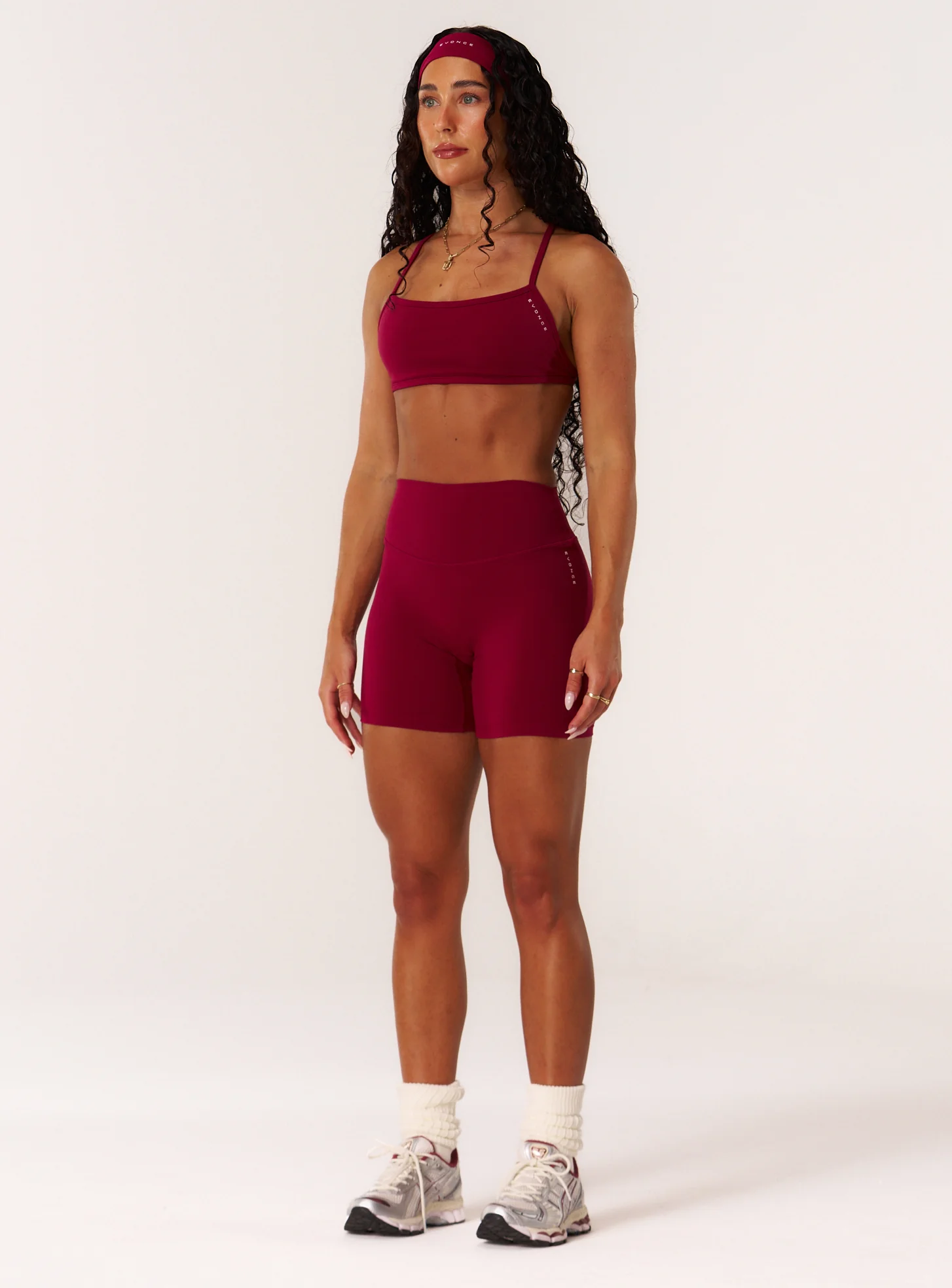 Cloud Compression Square Back Bra - Beet - Image 4