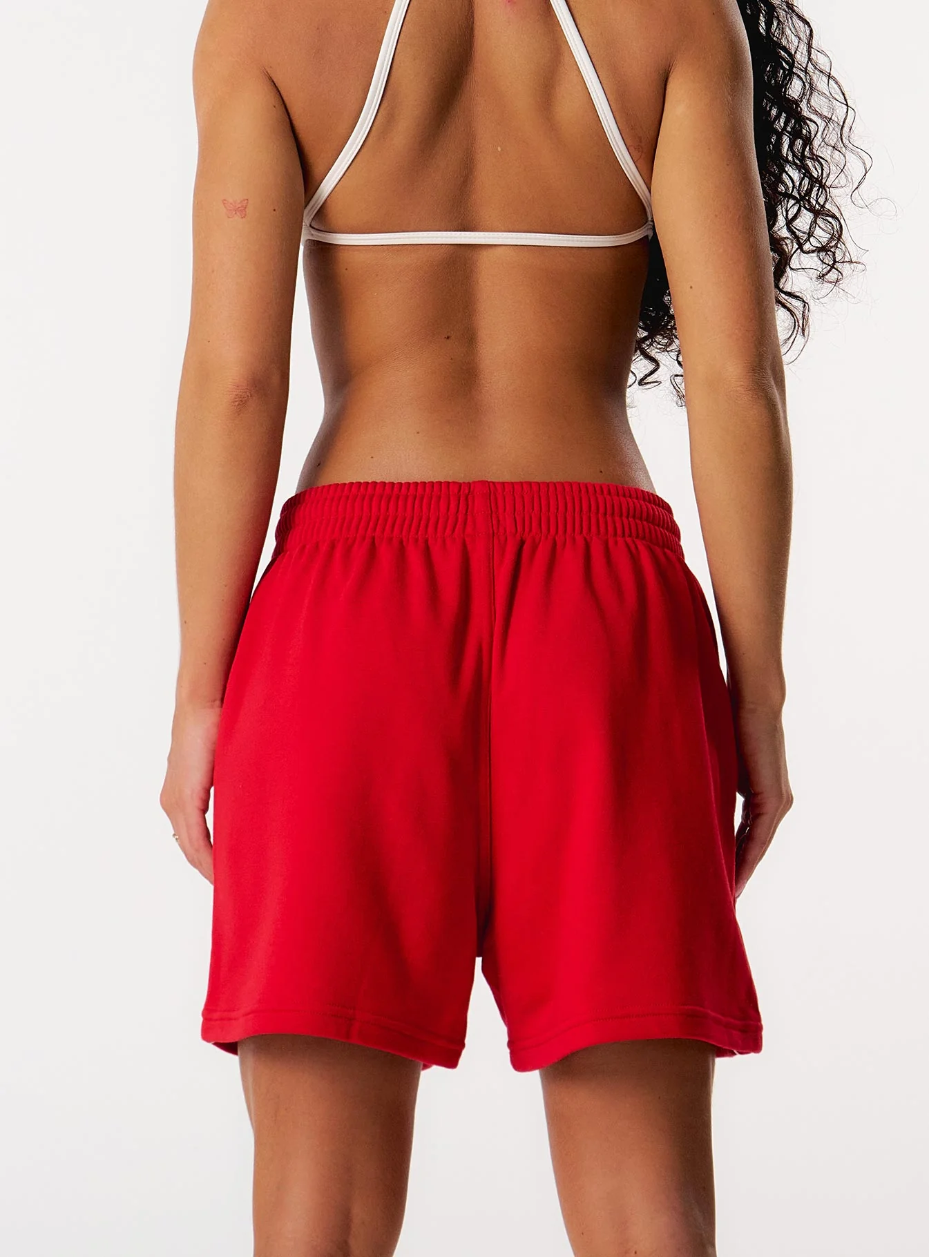 Core Relaxed Track Shorts - Red - Image 6