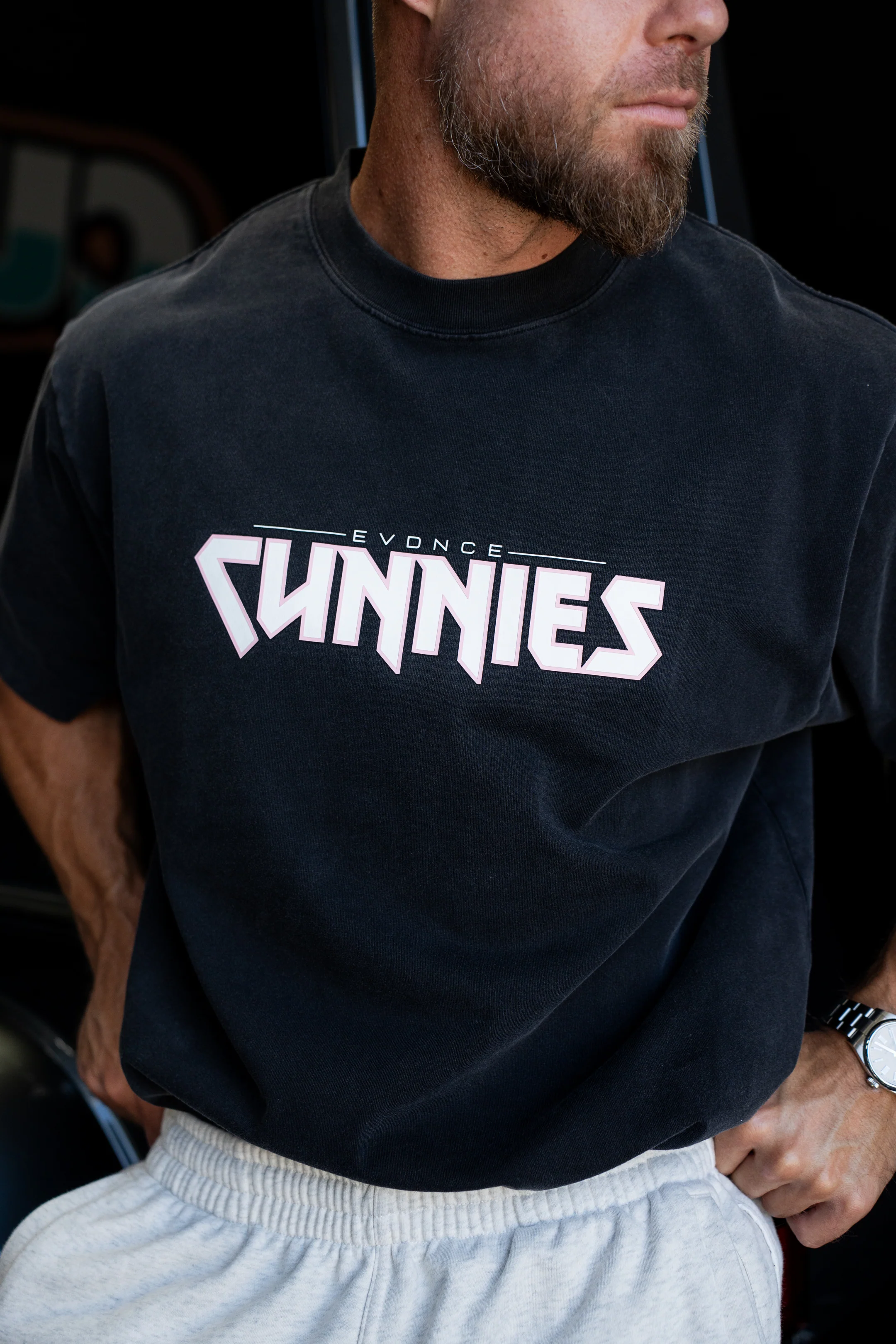 Cunnies Metal Tee - Pink - Image 3