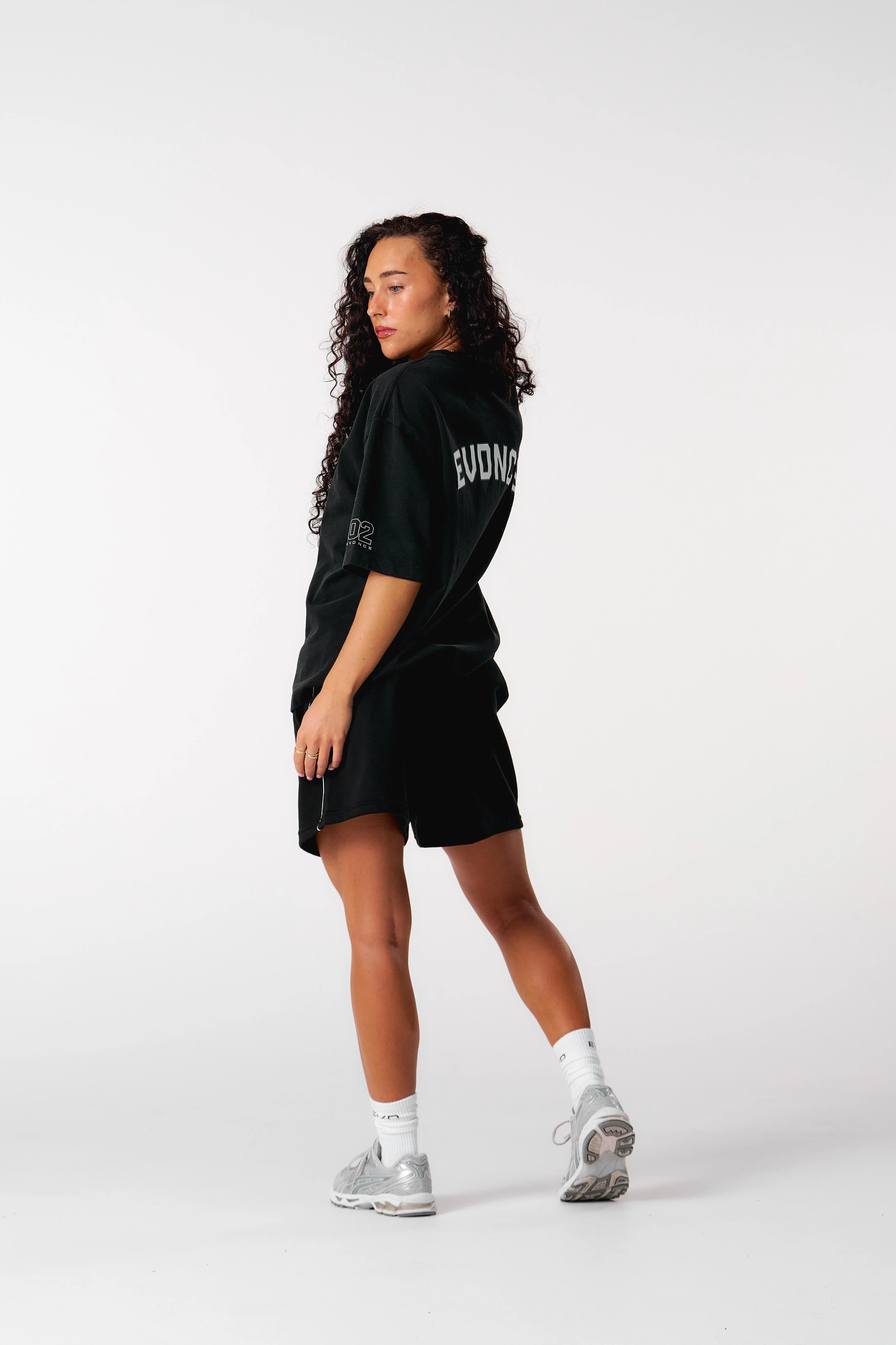 Core Oversized Tee - Washed Out Black - Image 13