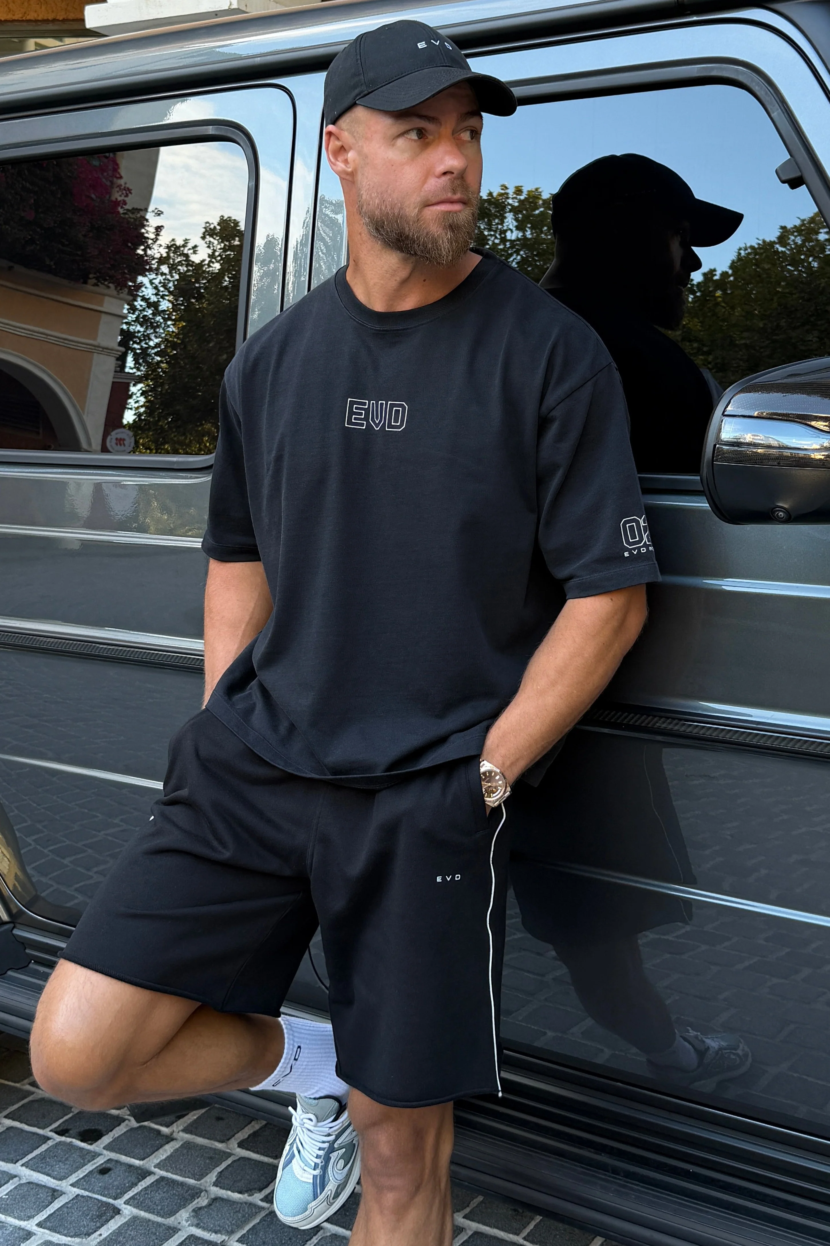 Core Oversized Tee - Washed Out Black - Image 6
