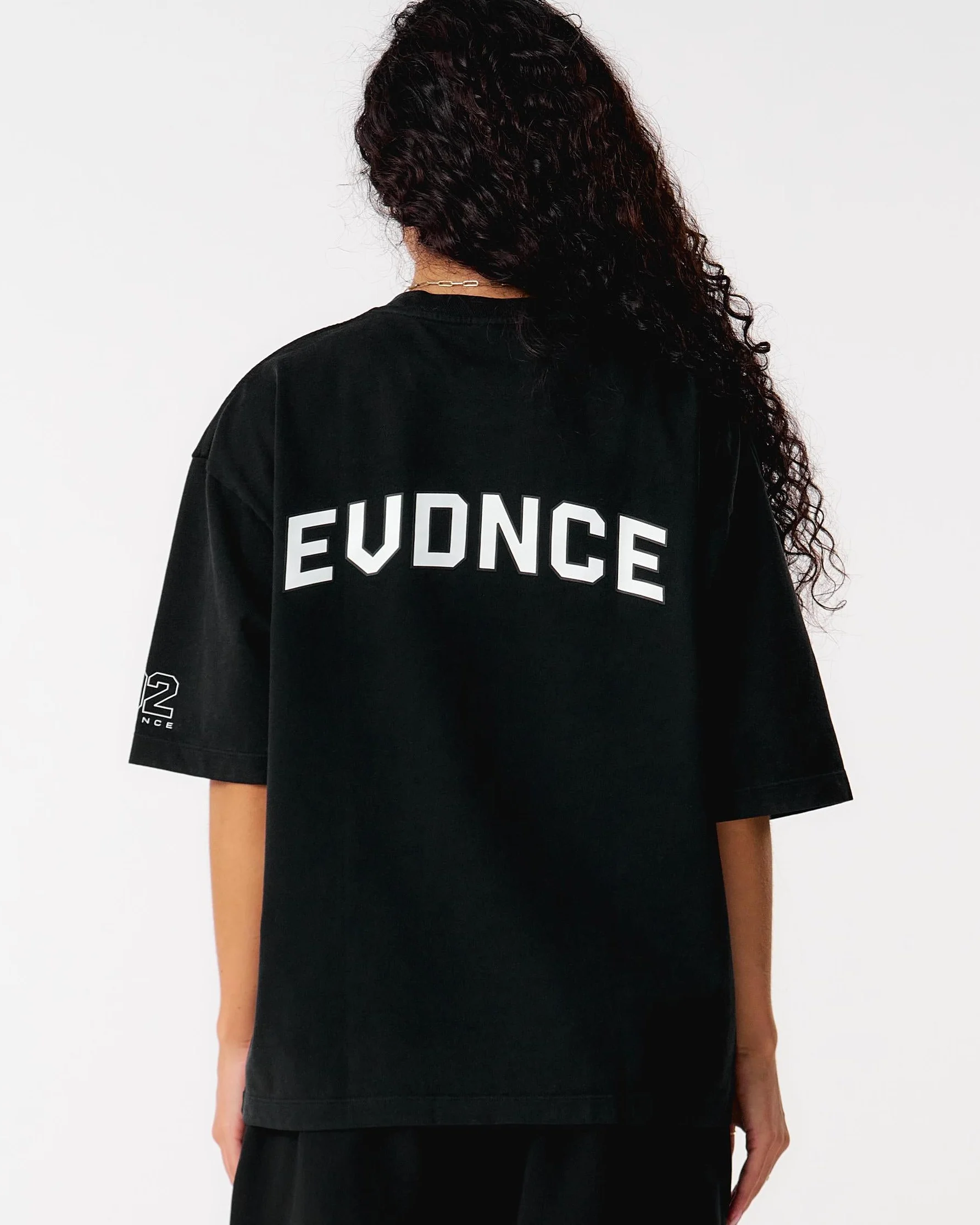 Core Oversized Tee - Washed Out Black