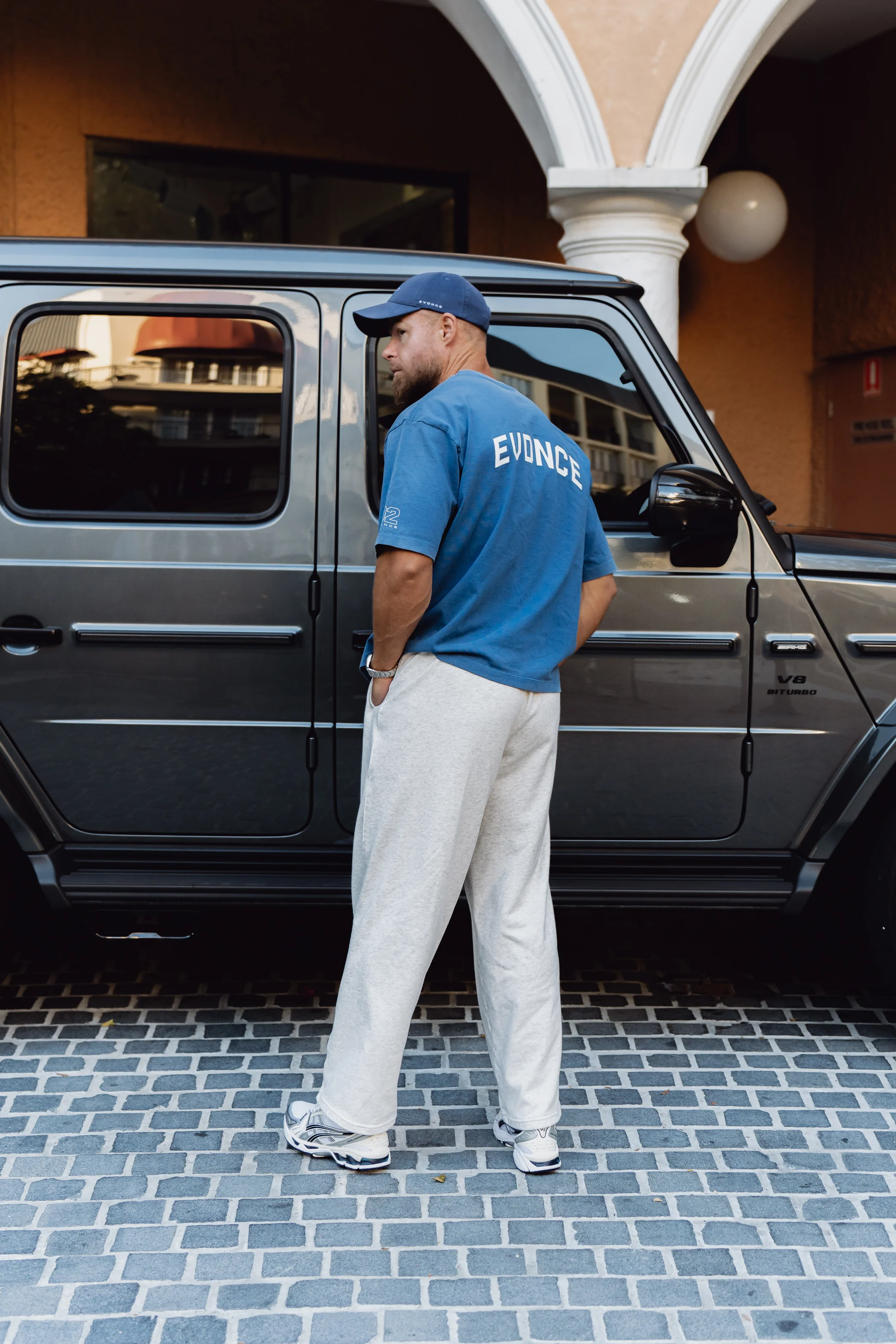Core Oversized Tee - Washed Out Blue - Image 10