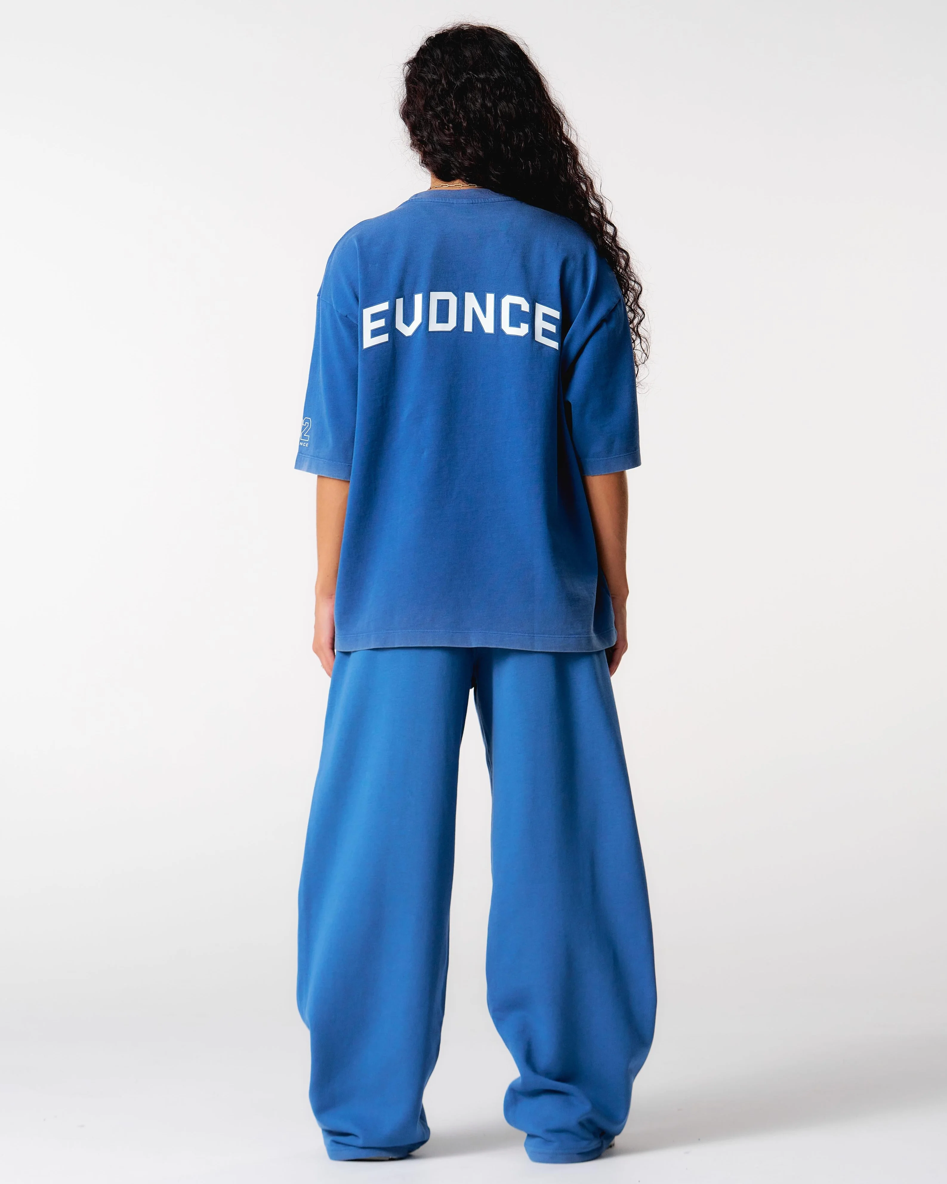 Core Oversized Tee - Washed Out Blue - Image 12