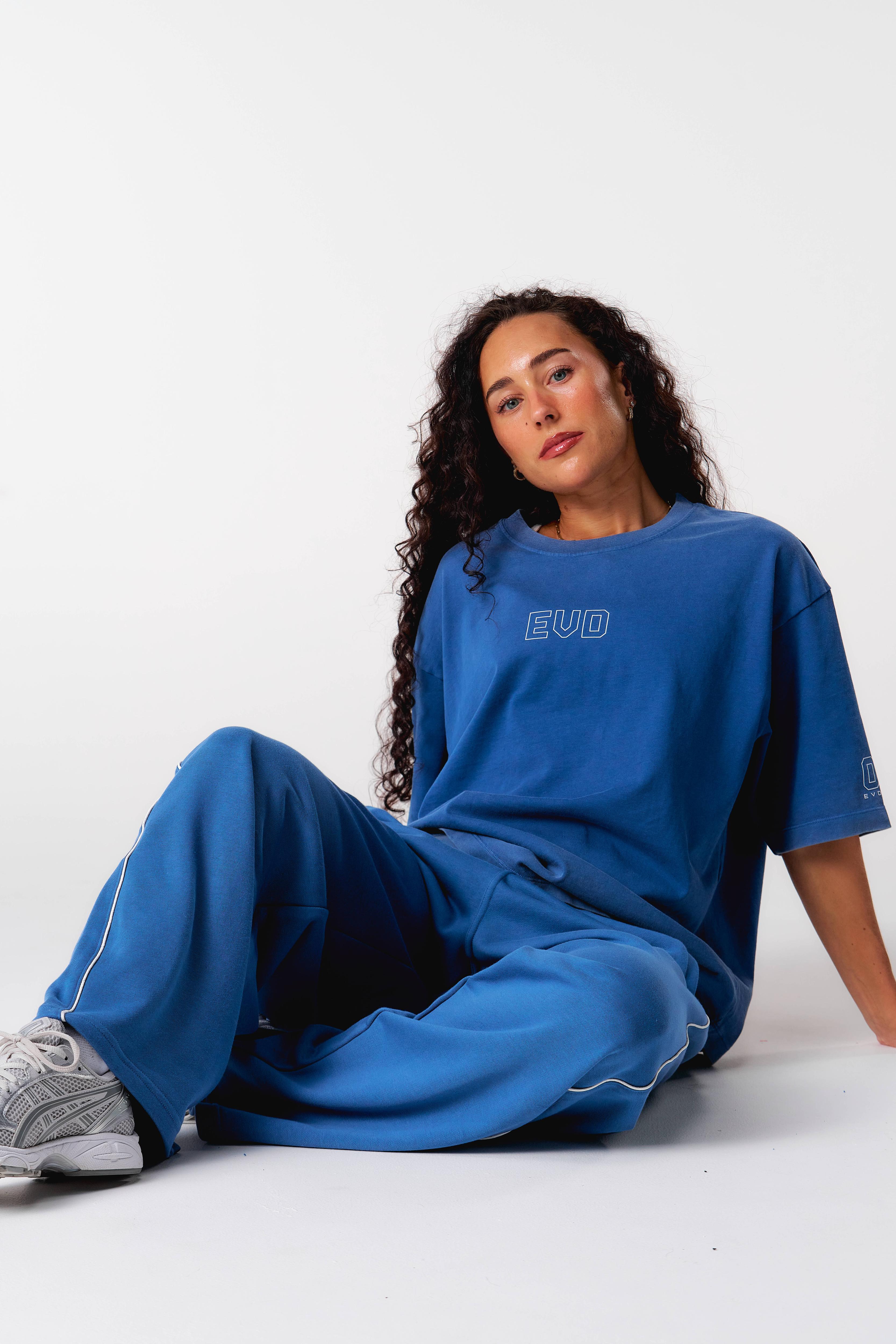 Core Oversized Tee - Washed Out Blue - Image 16