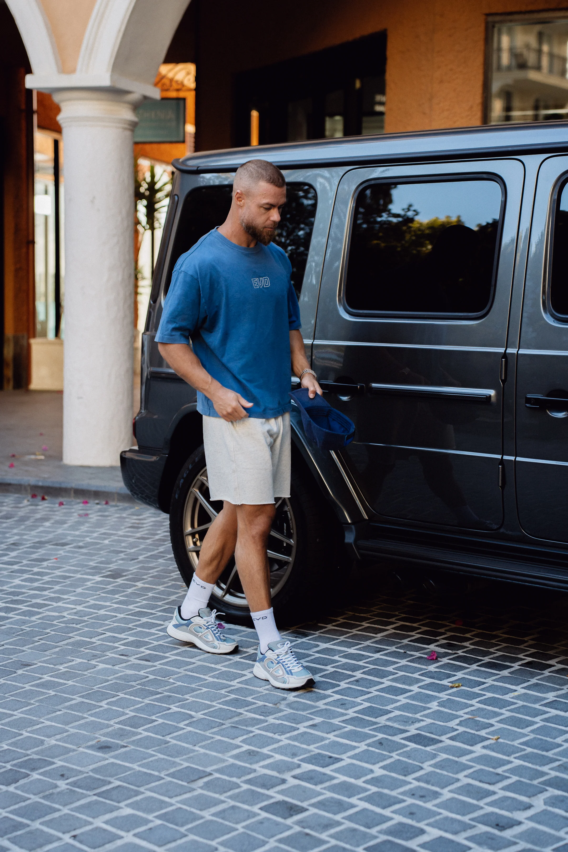 Core Oversized Tee - Washed Out Blue - Image 3