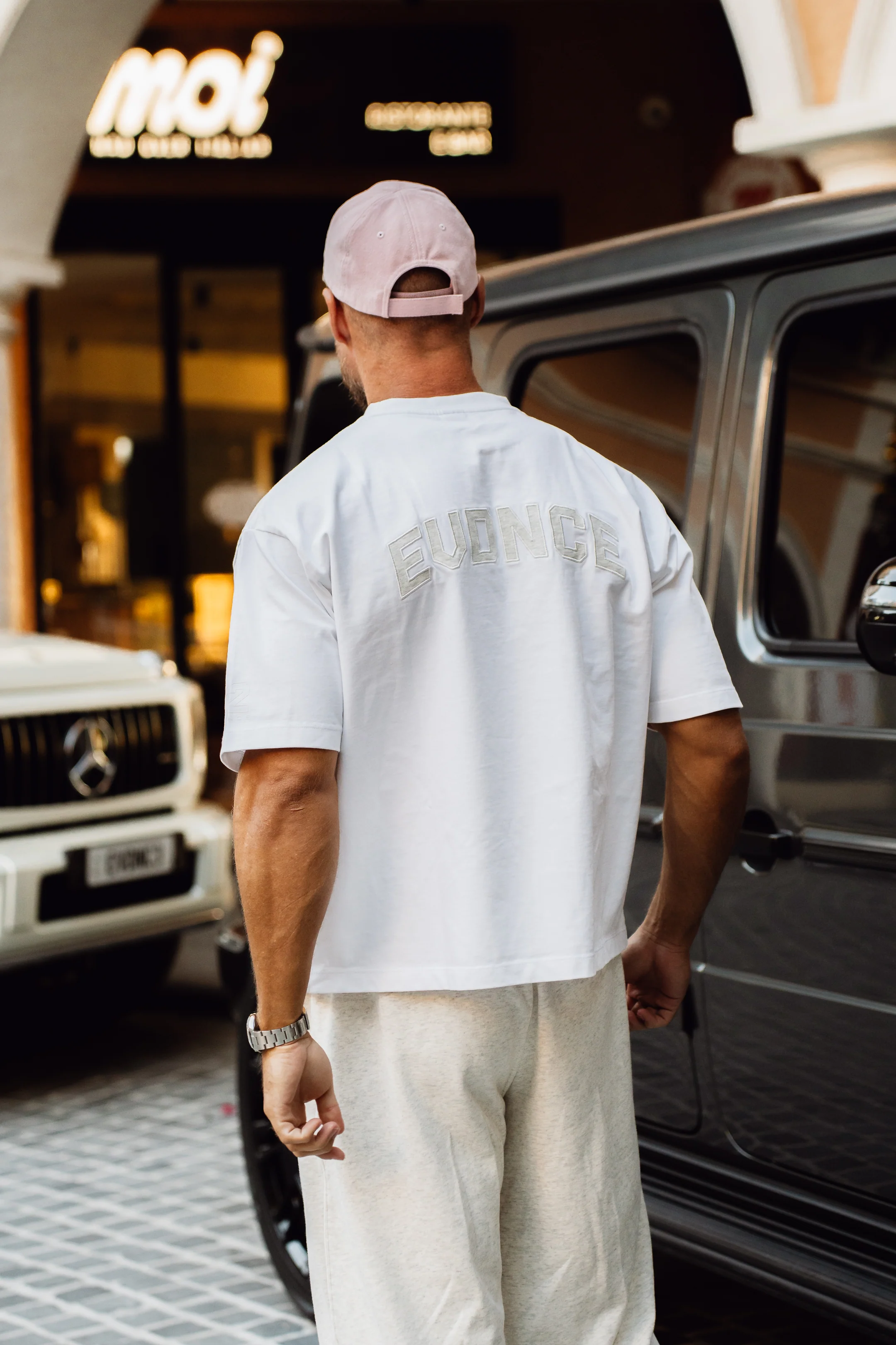 Core Oversized Tee - White - Image 10