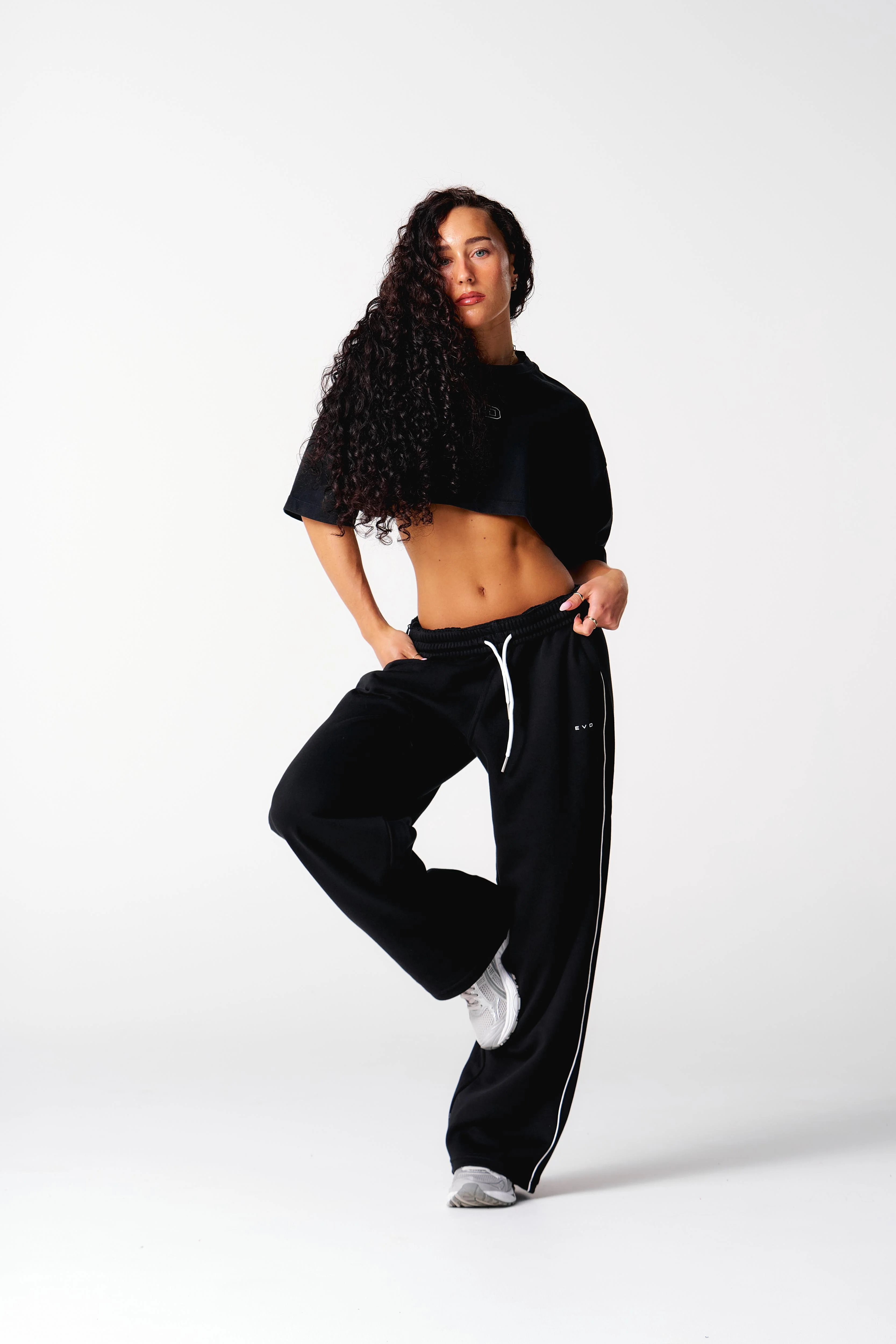Core Track Pants - Black - Image 14