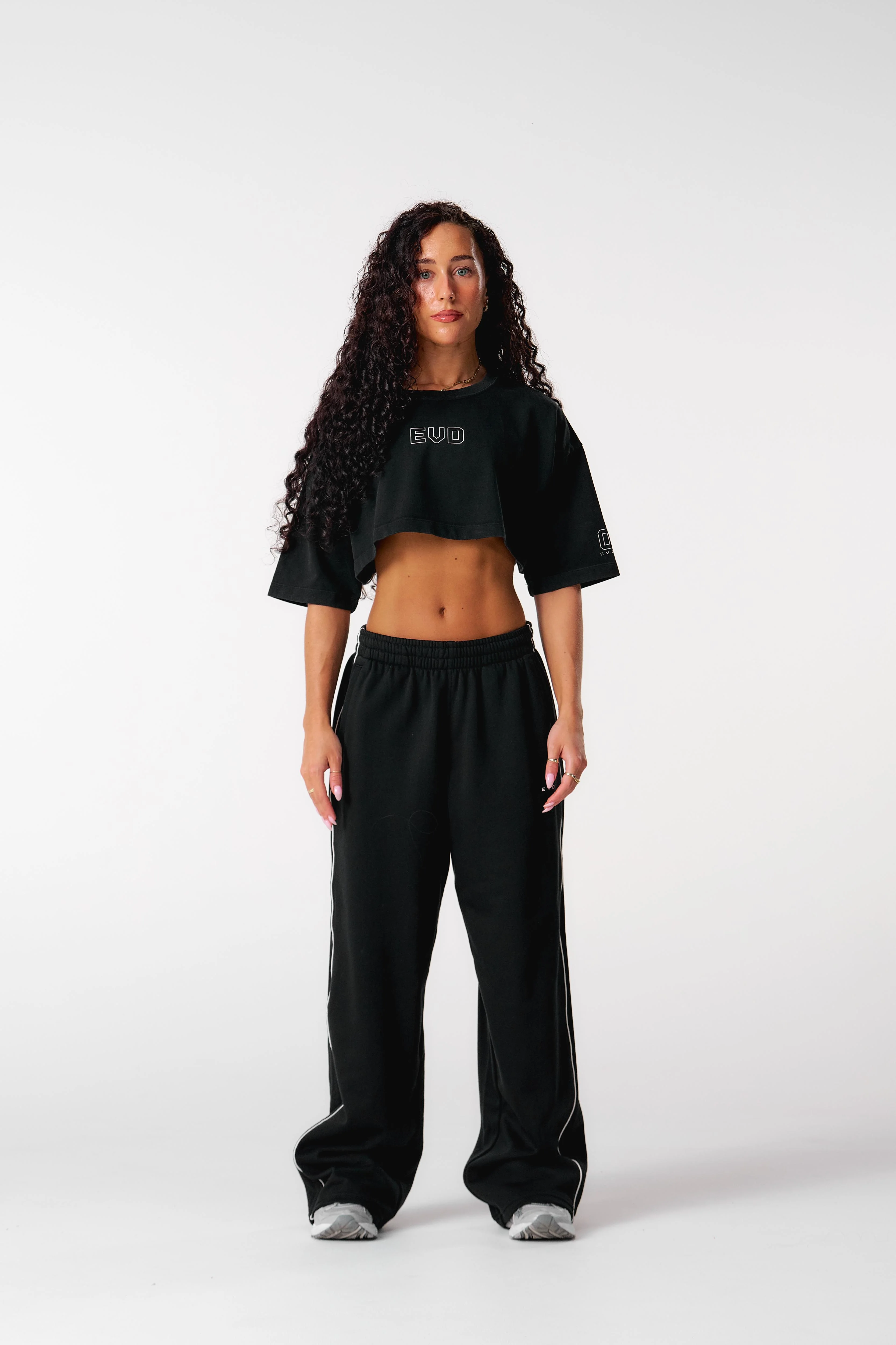 Core Track Pants - Black - Image 9
