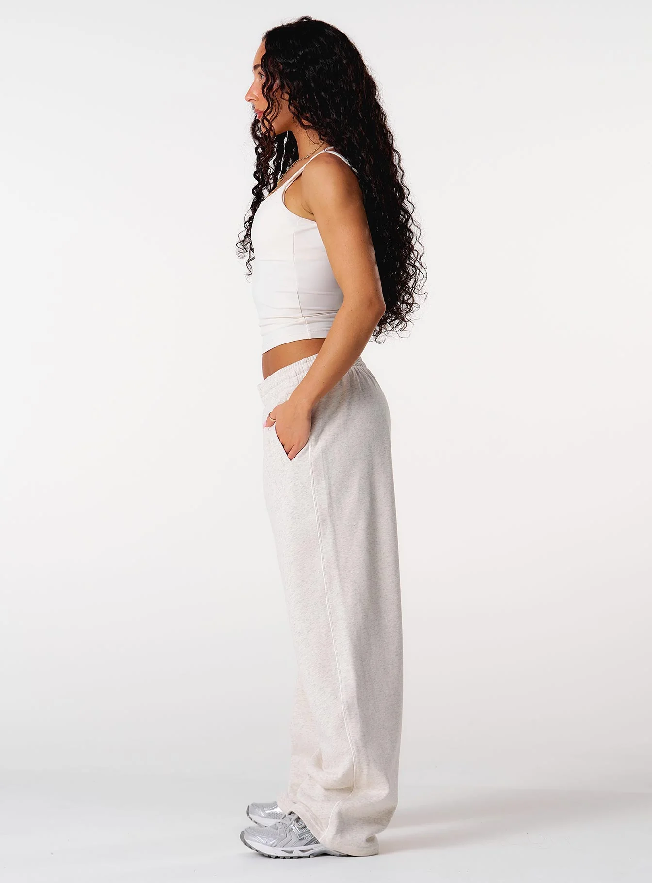 Core Track Pants - Grey Marl - Image 11