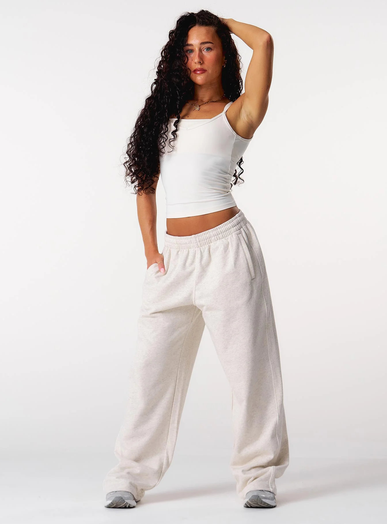 Core Track Pants - Grey Marl - Image 9