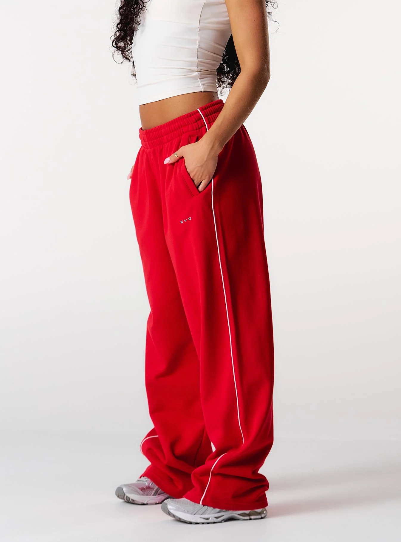 Core Track Pants - Red - Image 3