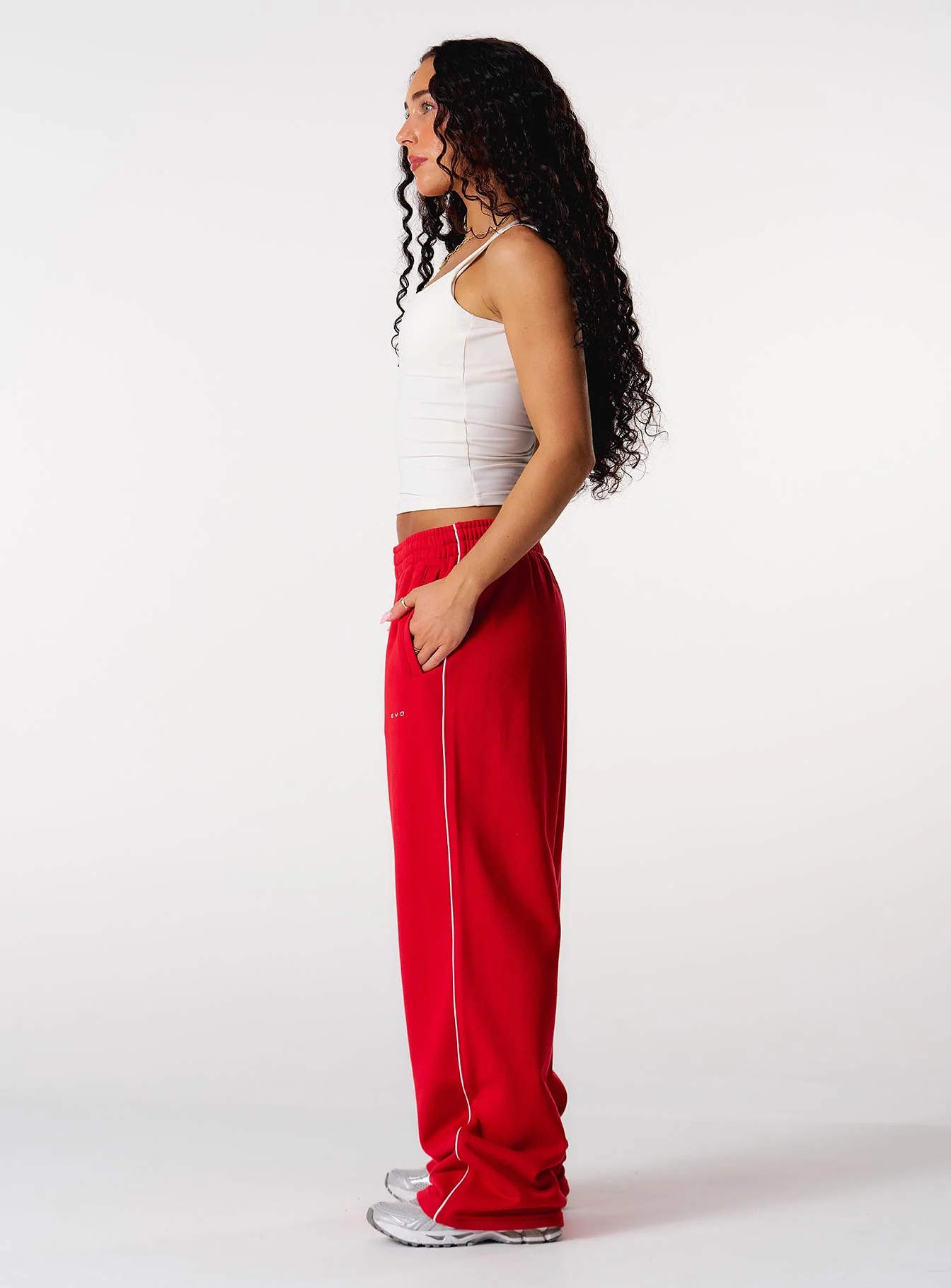 Core Track Pants - Red - Image 6