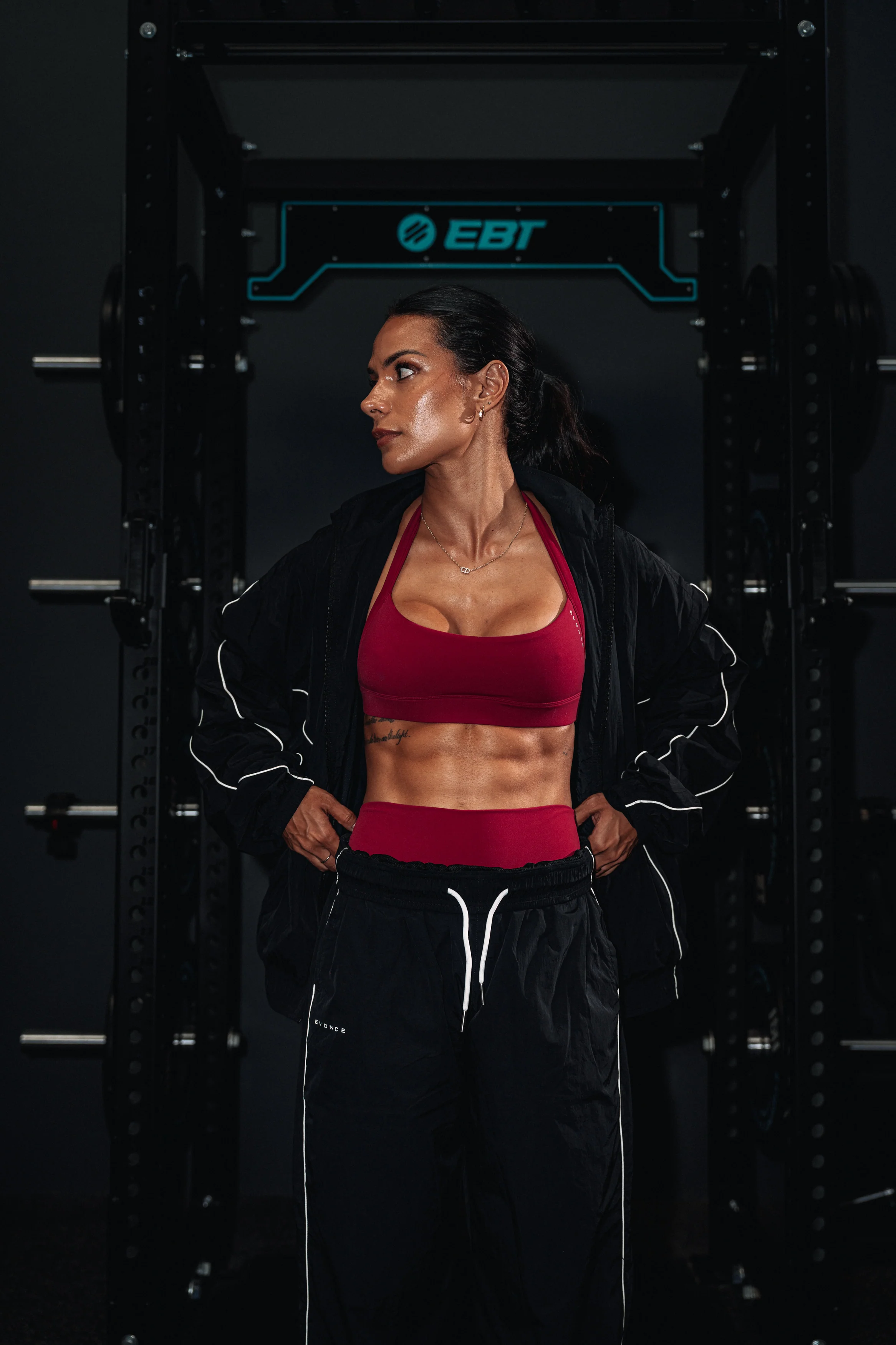 Stride Tracksuit Jacket - Jet Black - Image 23