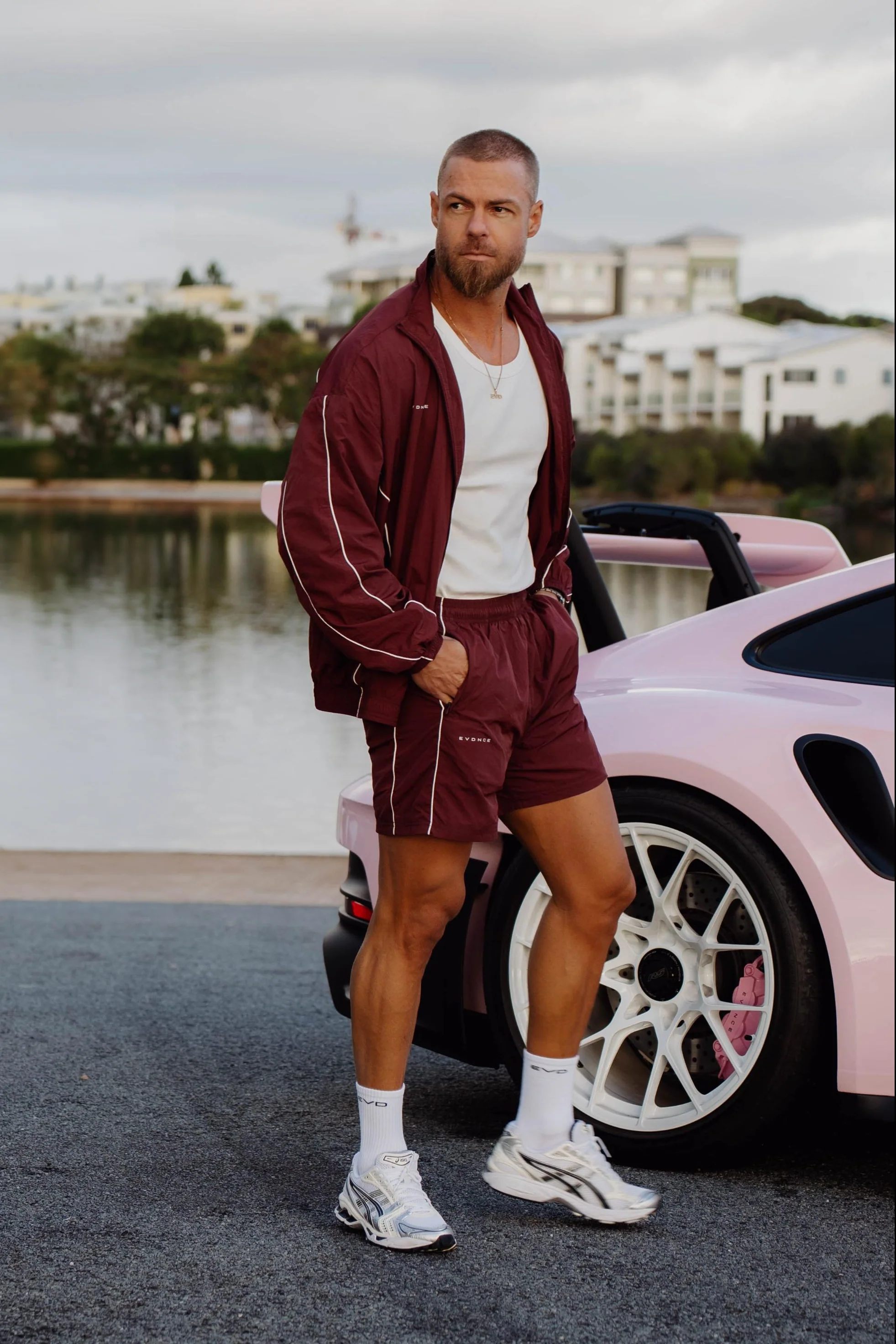 Stride 5" Track Shorts - Burgundy
