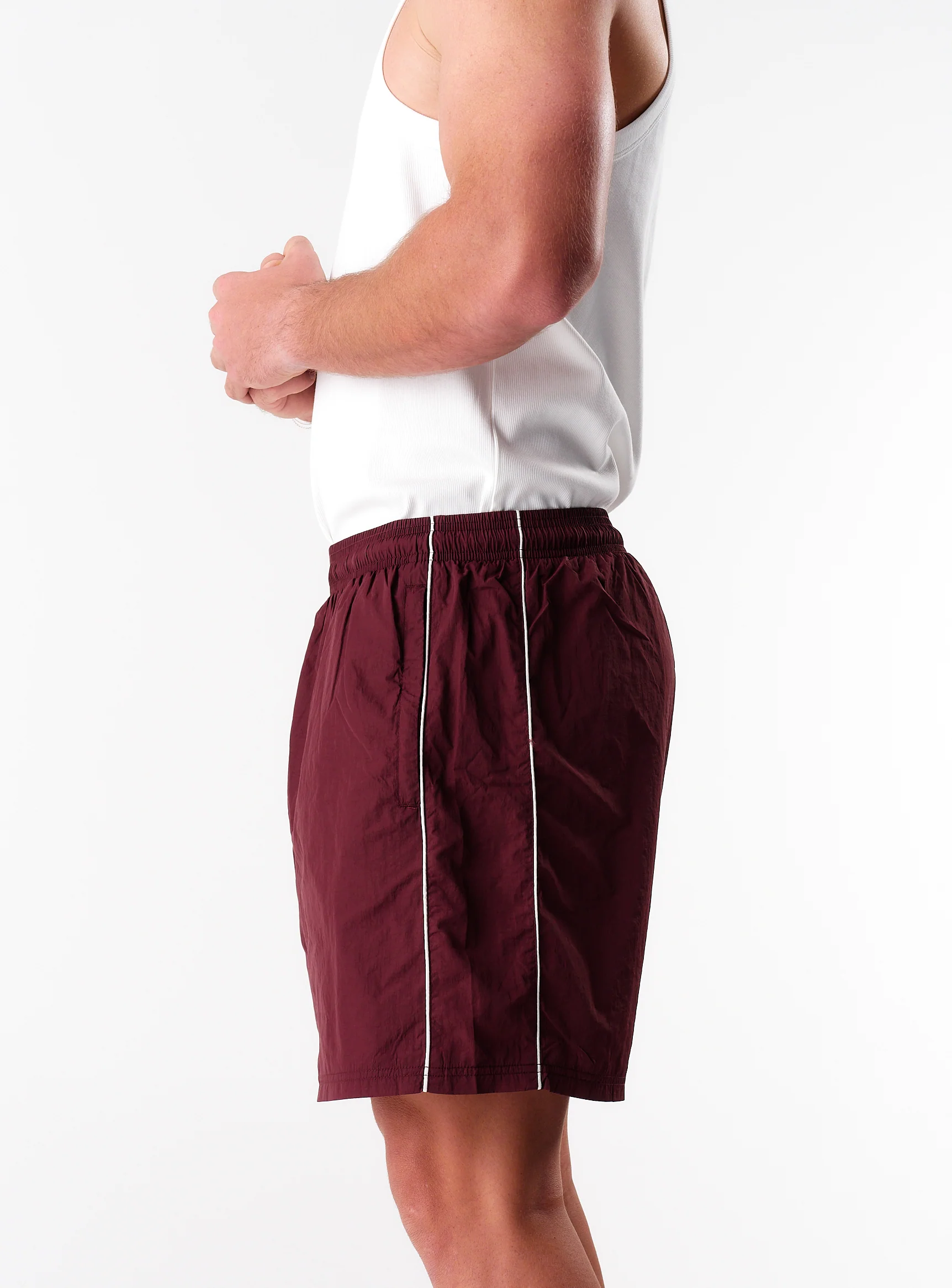 Stride 5" Track Shorts - Burgundy - Image 11