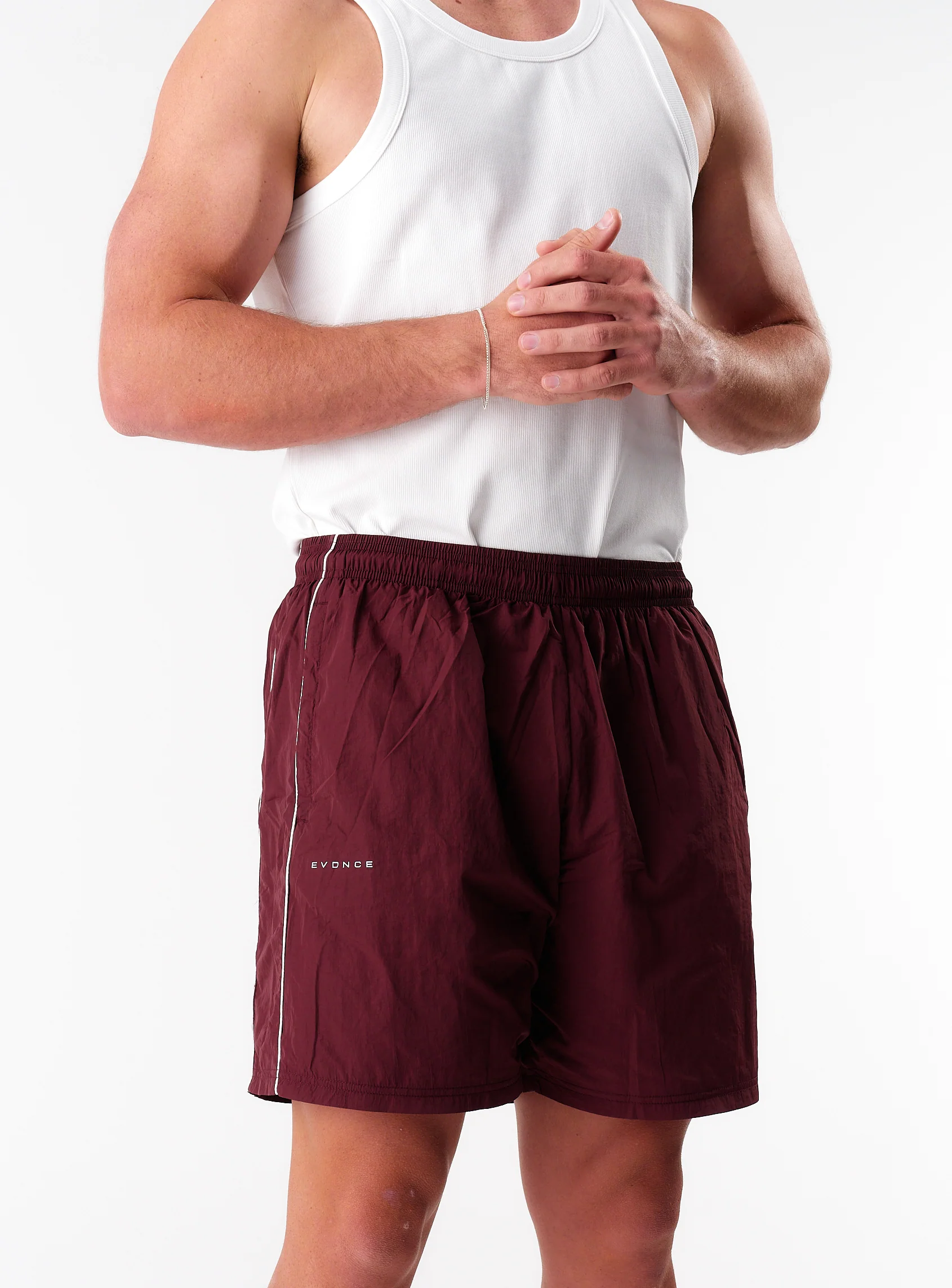 Stride 5" Track Shorts - Burgundy - Image 13