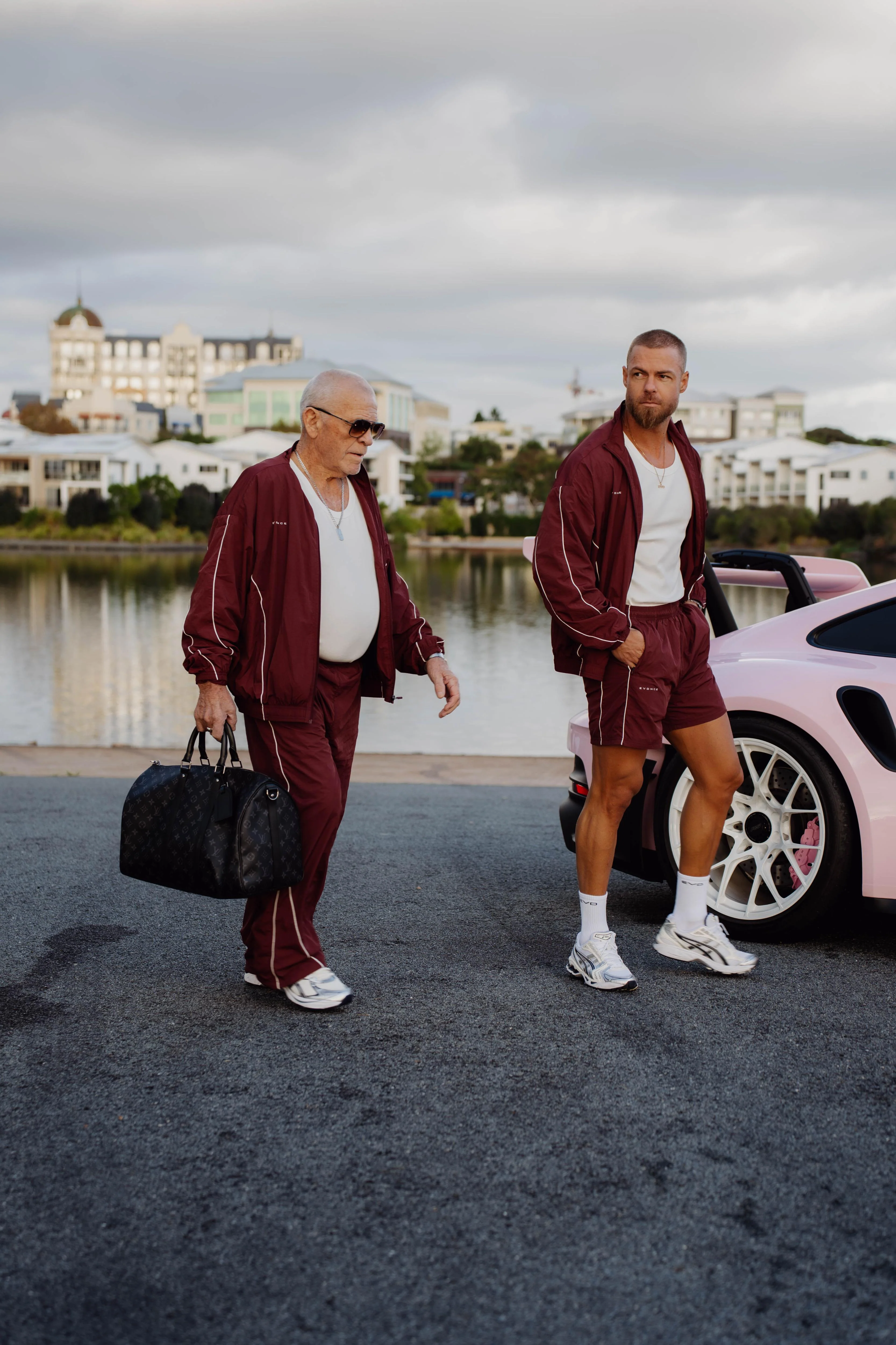 Stride 5" Track Shorts - Burgundy - Image 5