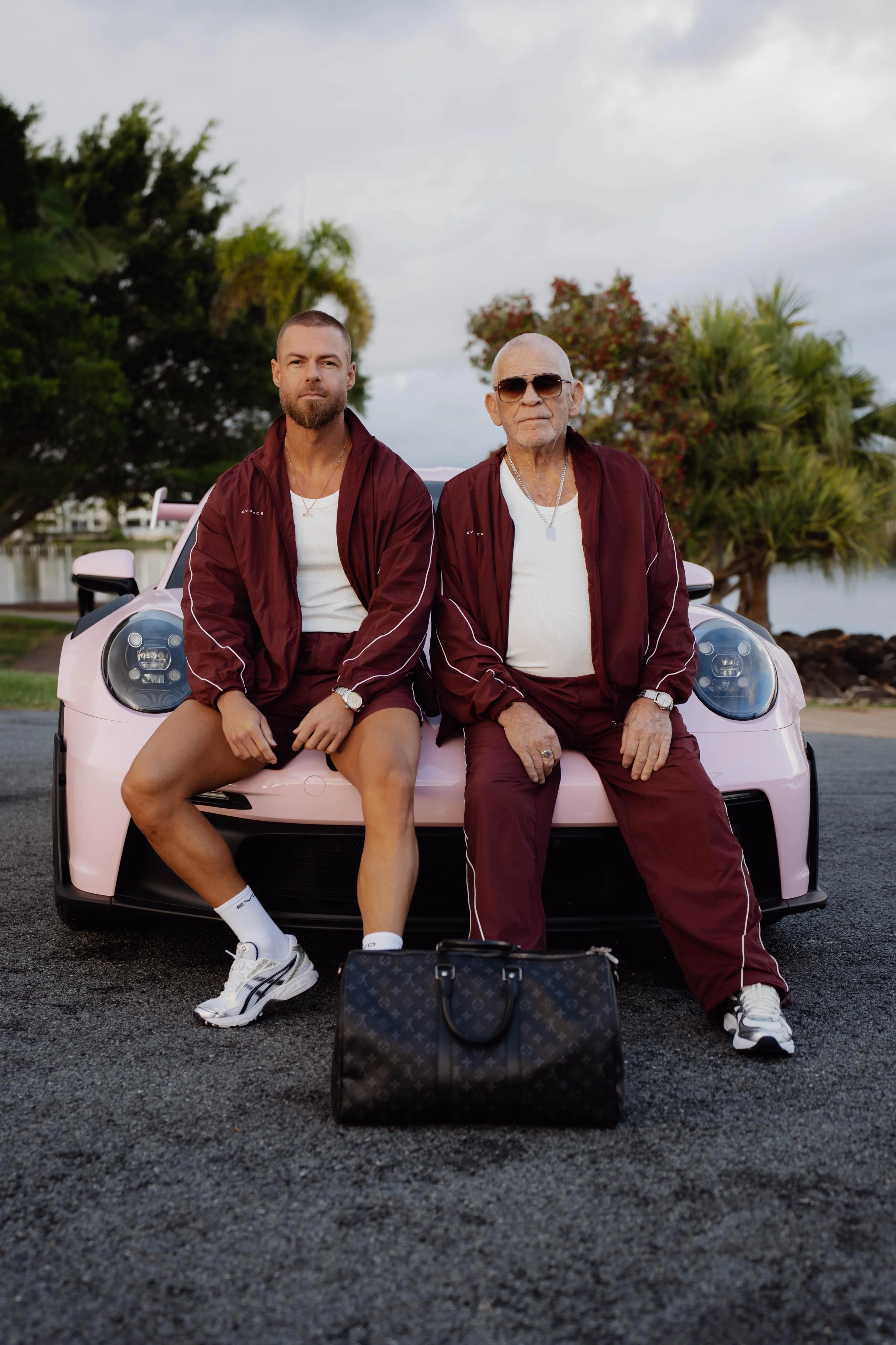 Stride 5" Track Shorts - Burgundy - Image 6