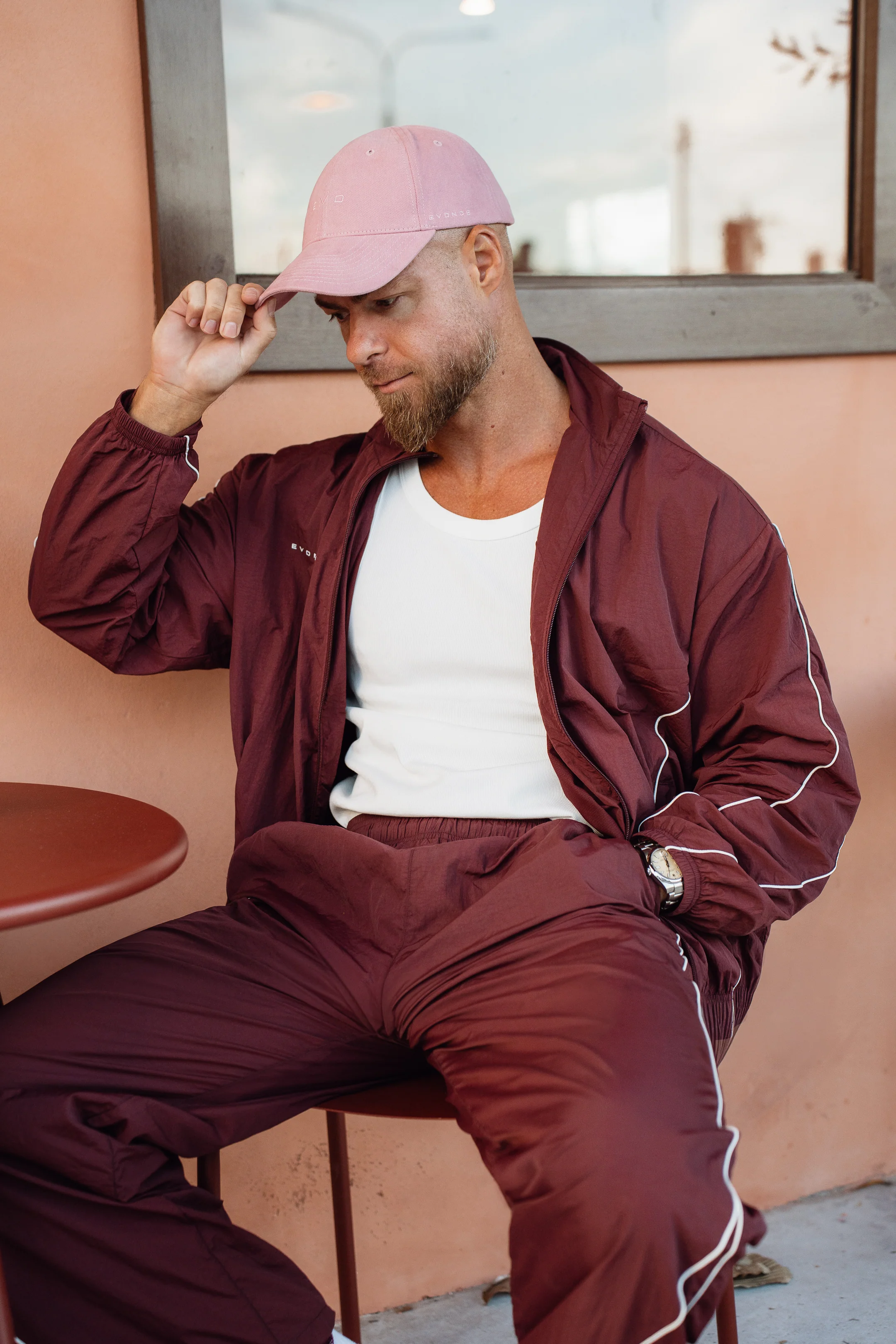 Stride Trackpants - Burgundy - Image 6