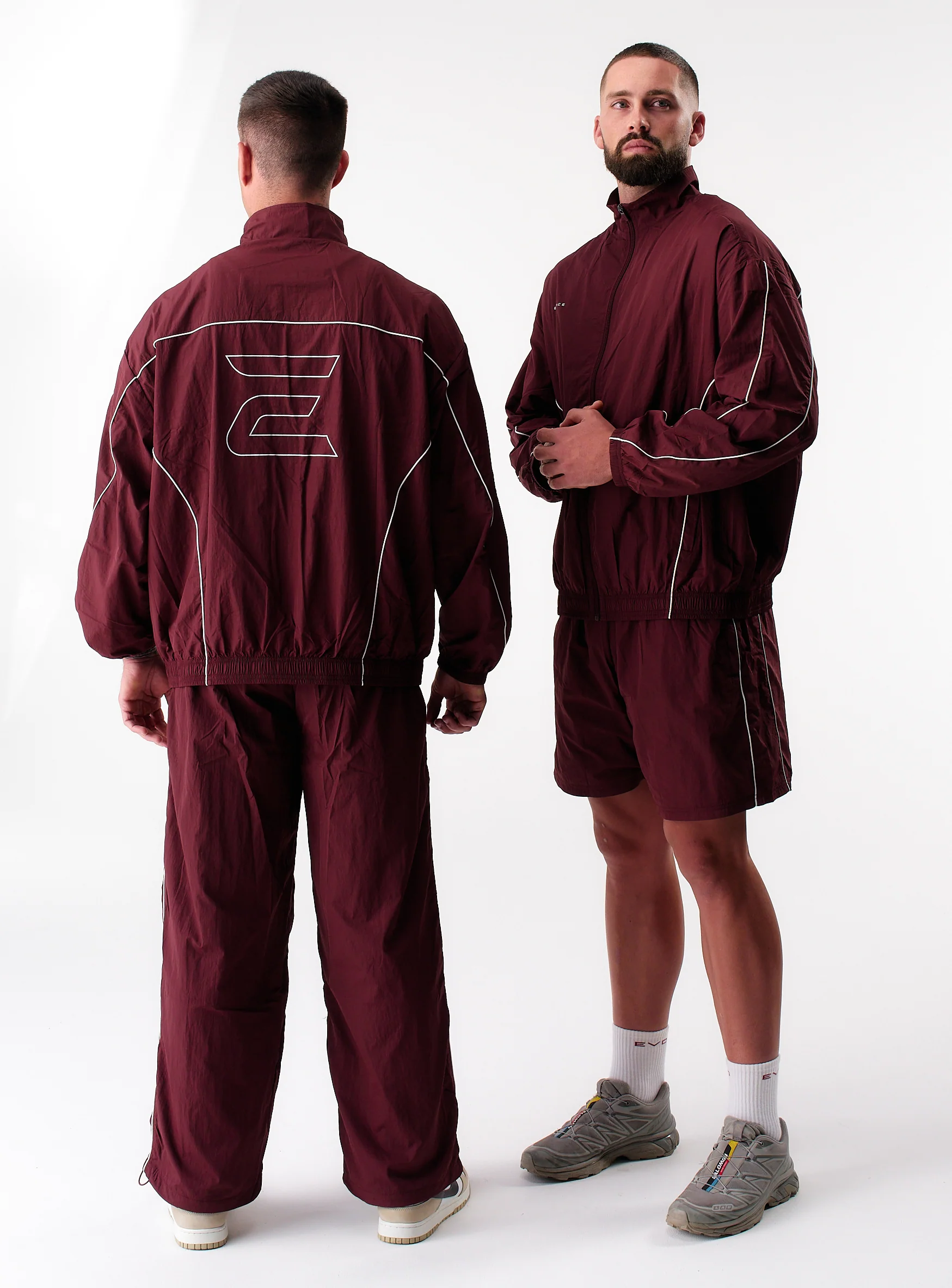 Stride Tracksuit Jacket - Burgundy - Image 13