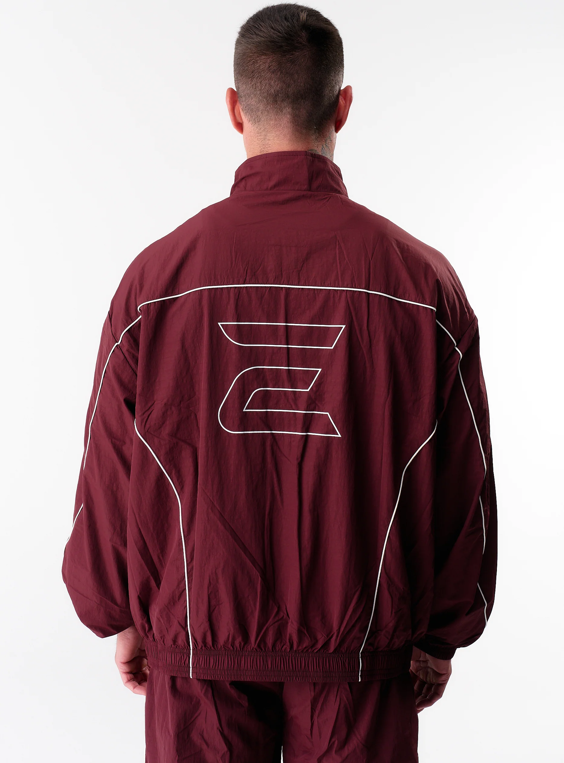 Stride Tracksuit Jacket - Burgundy - Image 18