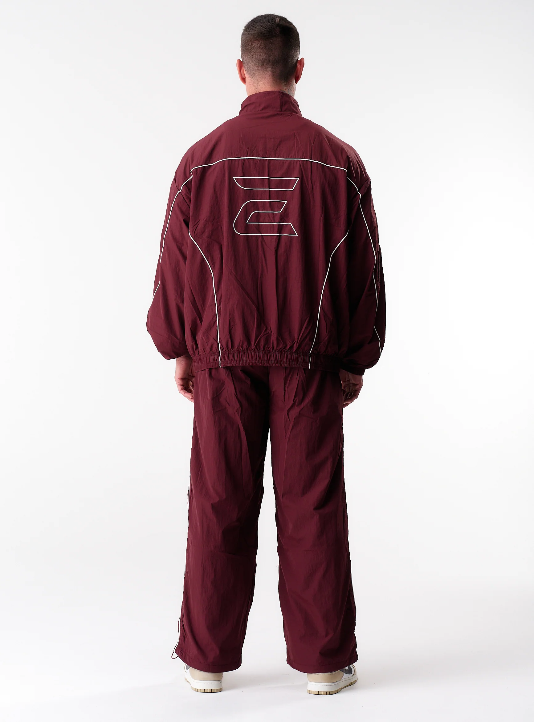 Stride Tracksuit Jacket - Burgundy - Image 19