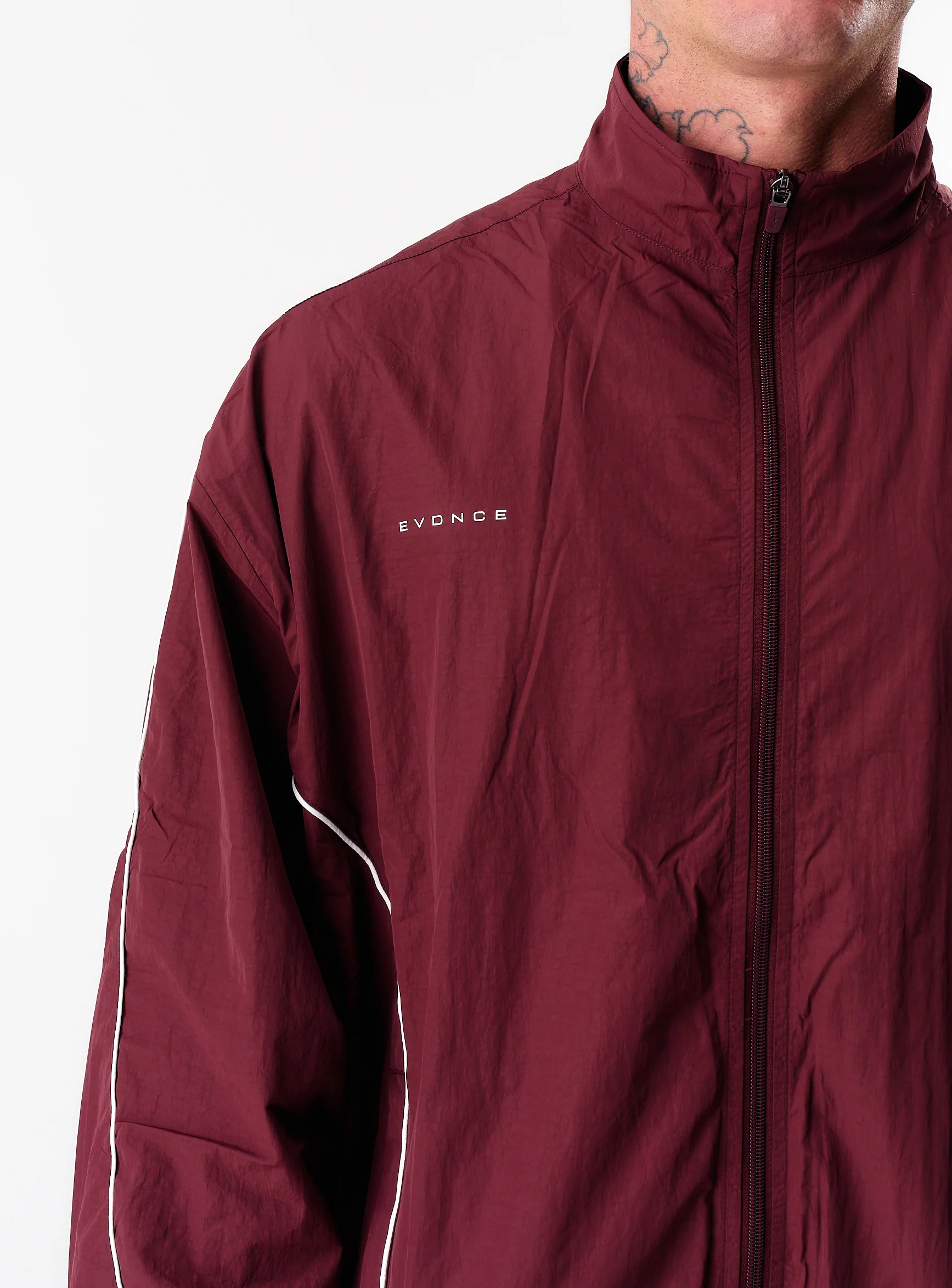 Stride Tracksuit Jacket - Burgundy - Image 20
