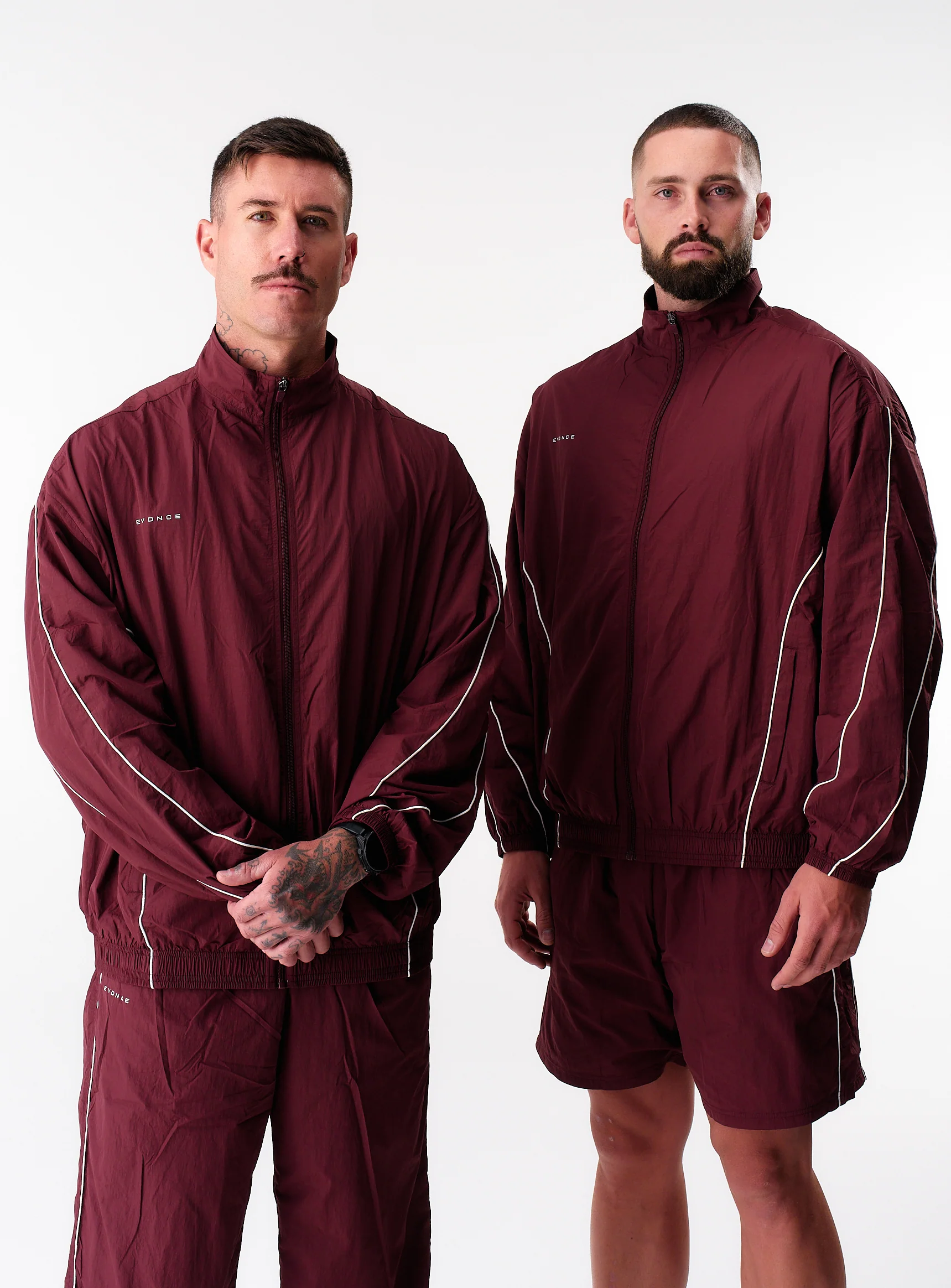 Stride Tracksuit Jacket - Burgundy - Image 21