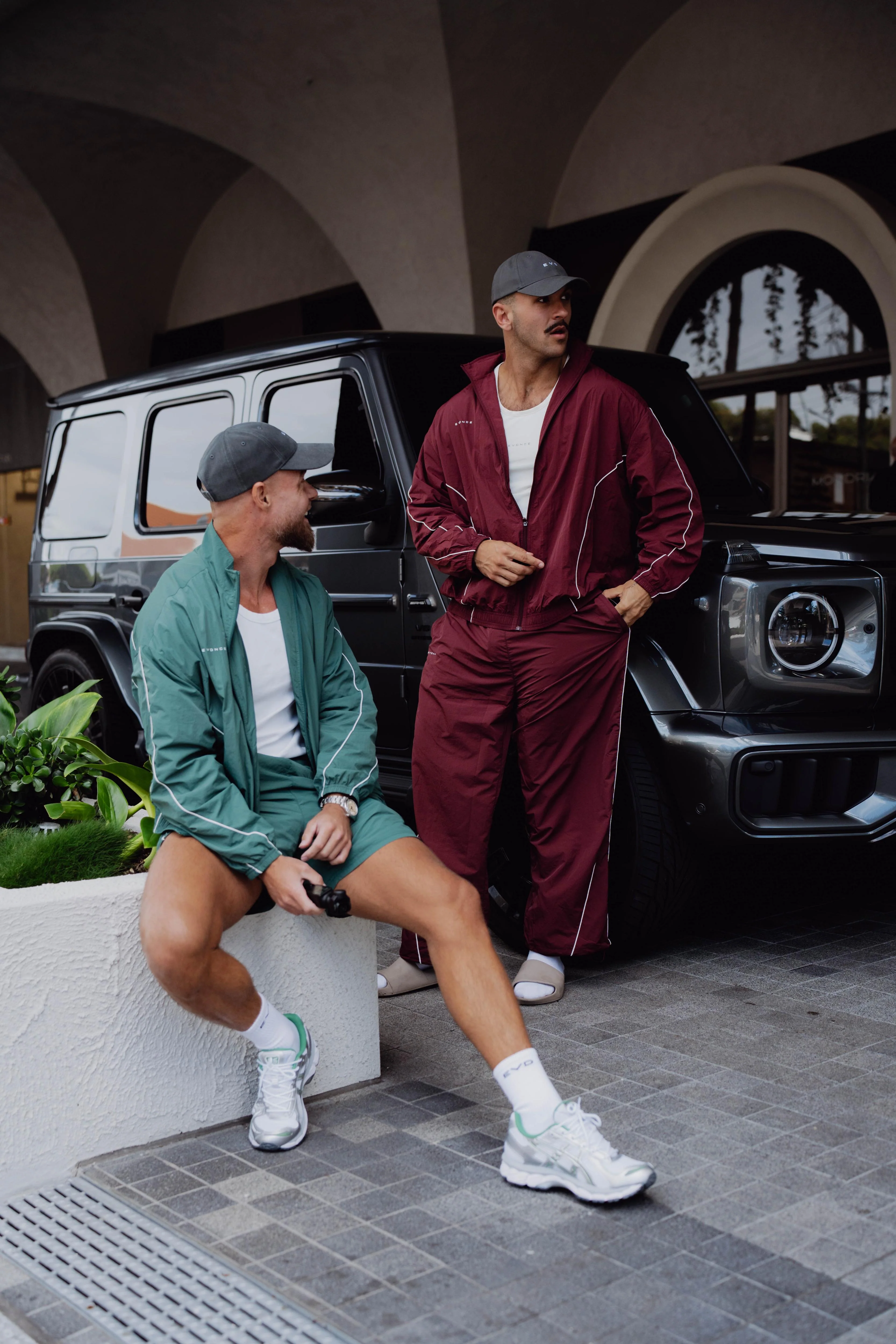 Stride Tracksuit Jacket - Burgundy - Image 4