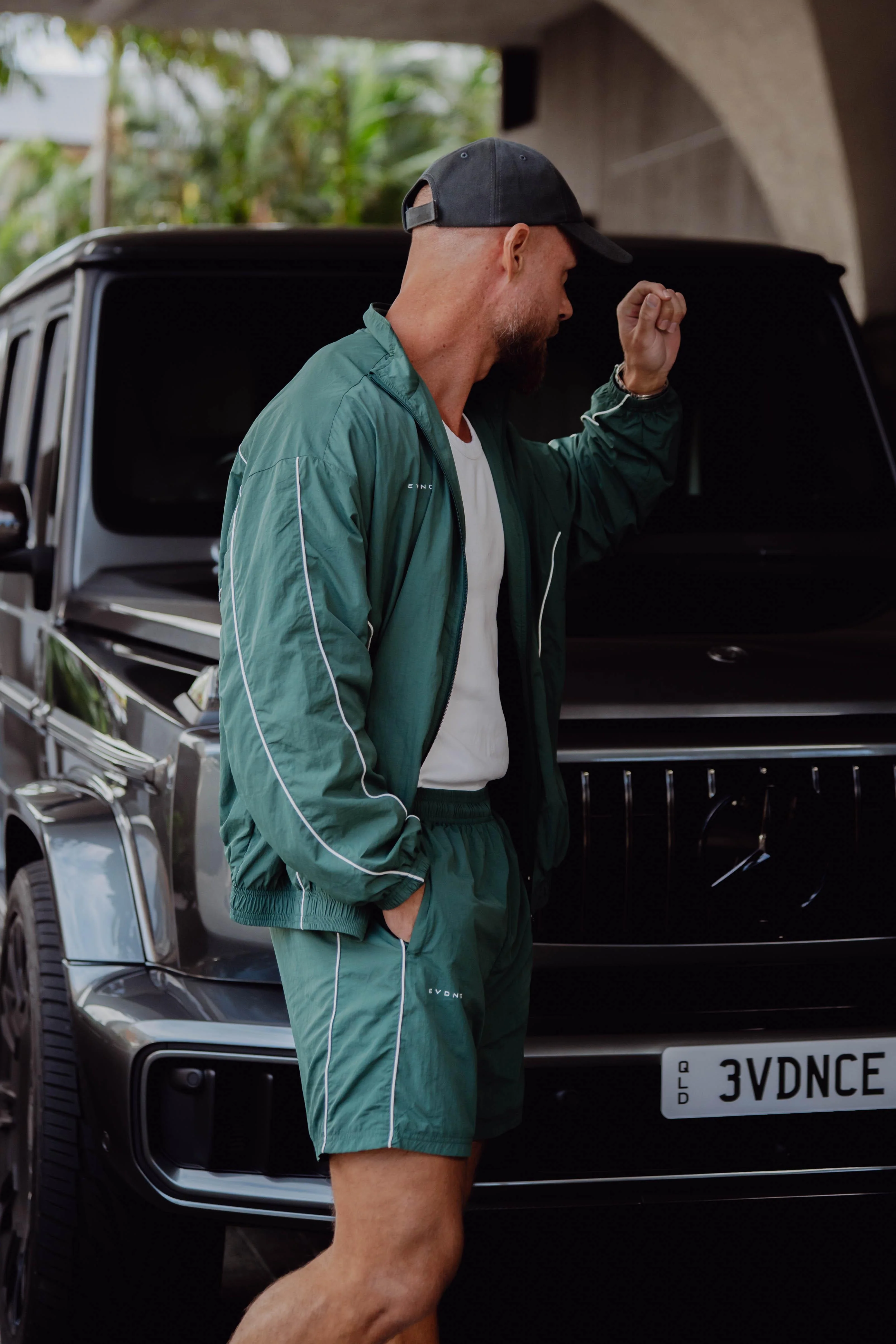 Stride Tracksuit Jacket - Field Green - Image 8
