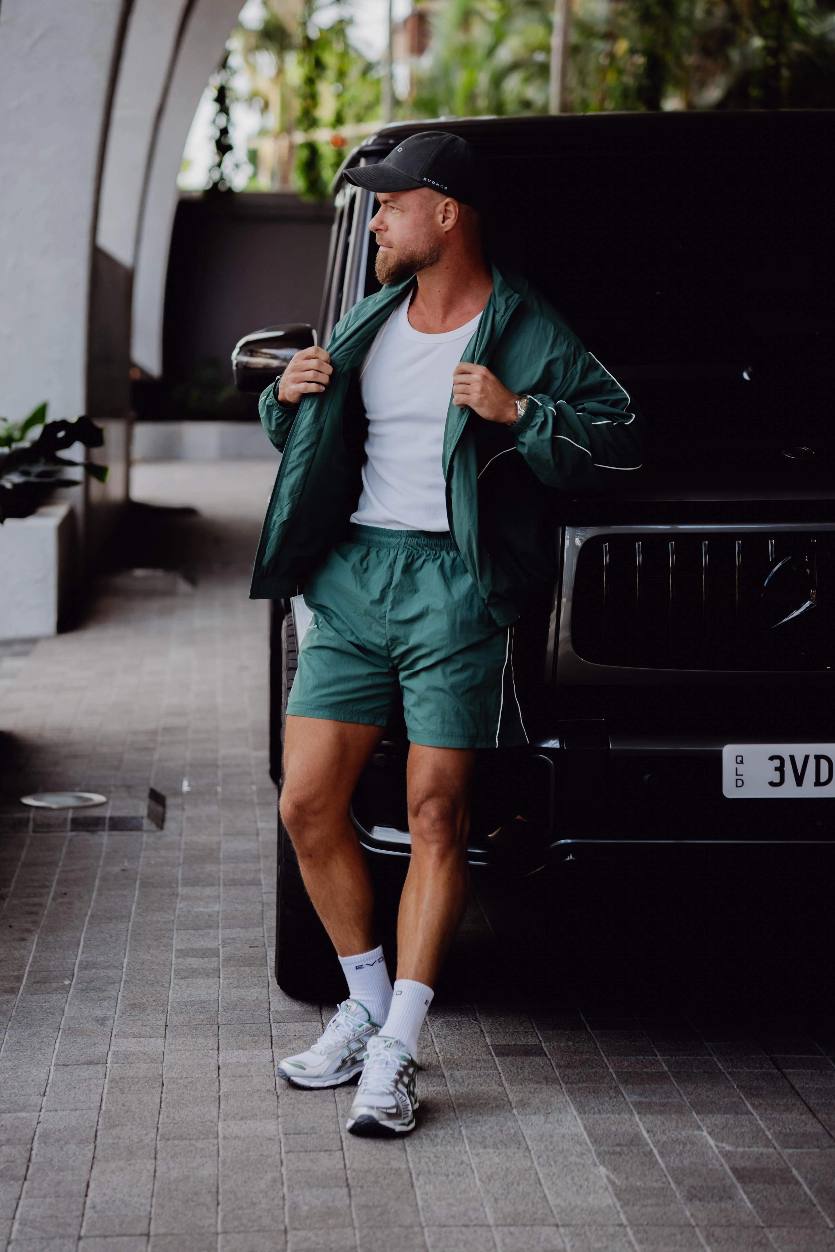 Stride Tracksuit Jacket - Field Green - Image 9