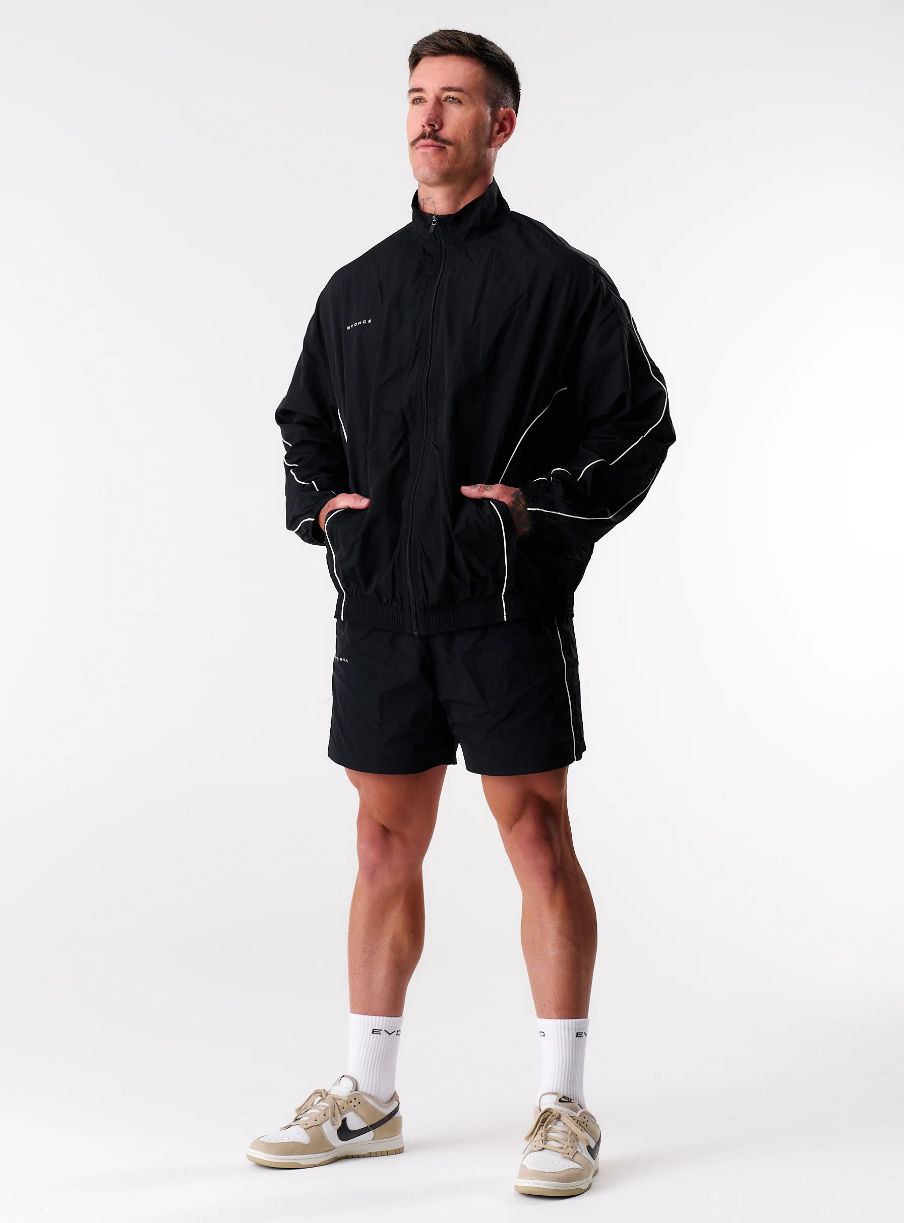 Stride Tracksuit Jacket - Jet Black - Image 15