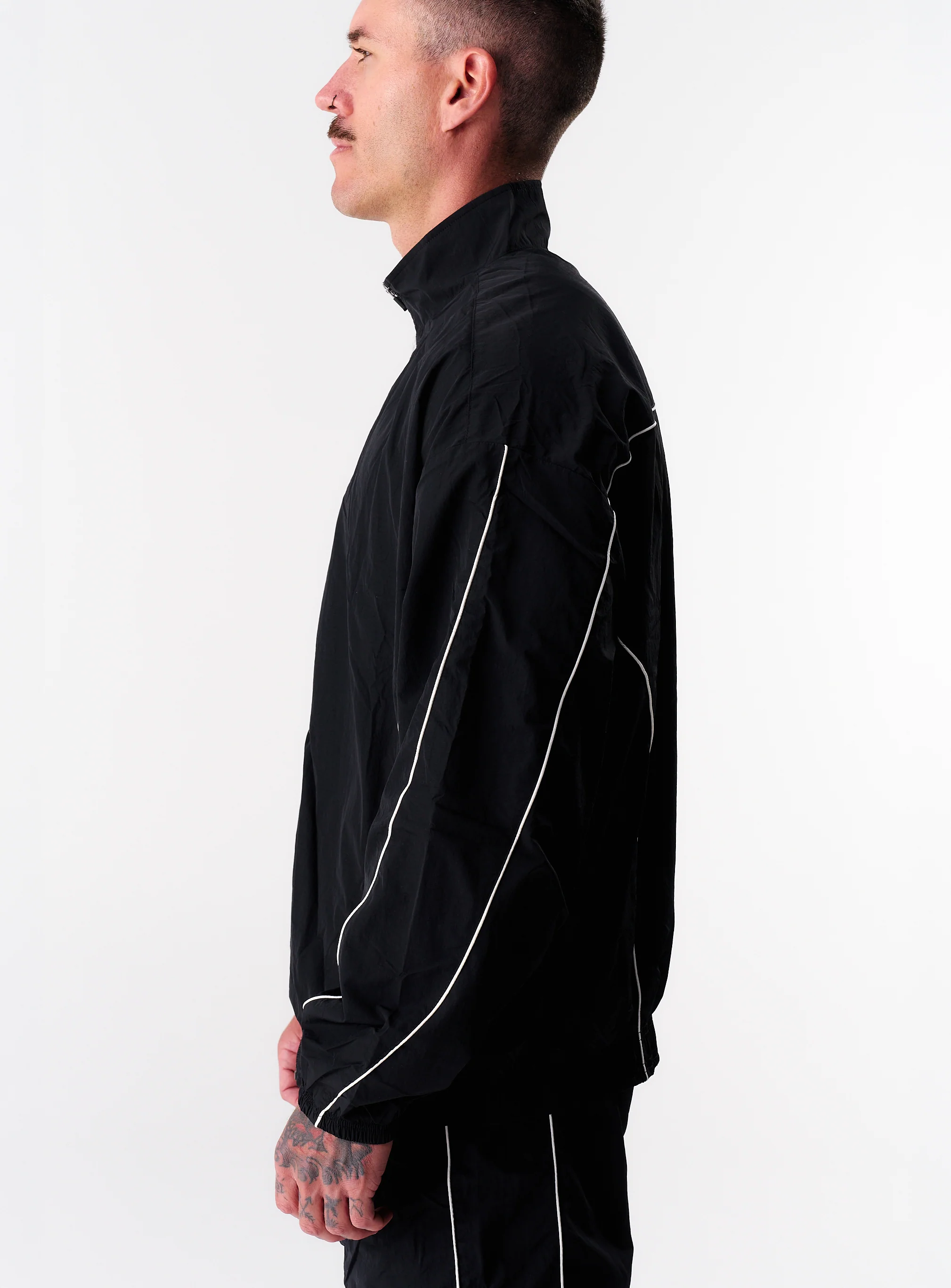 Stride Tracksuit Jacket - Jet Black - Image 16