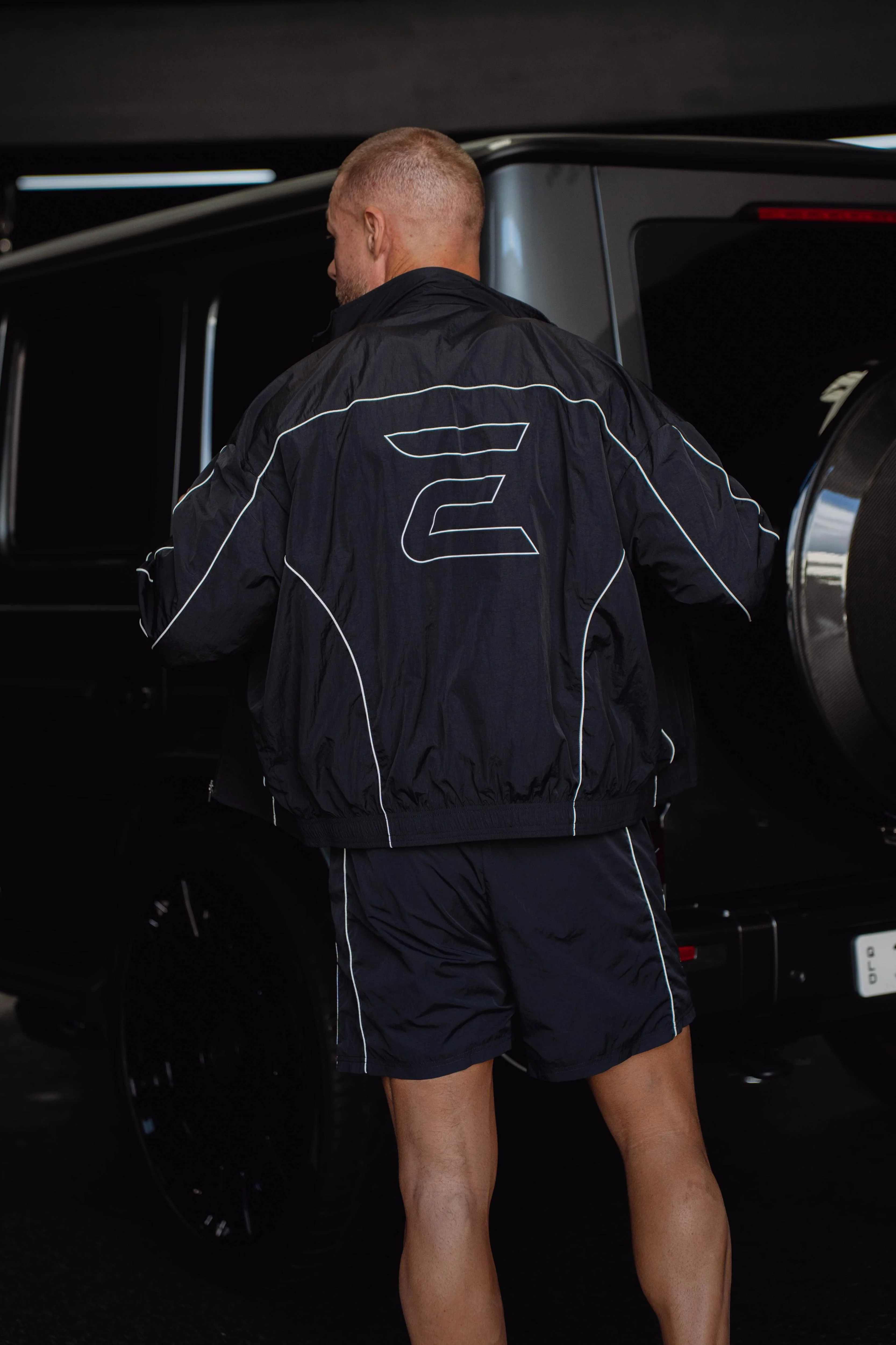 Stride Tracksuit Jacket - Jet Black - Image 2