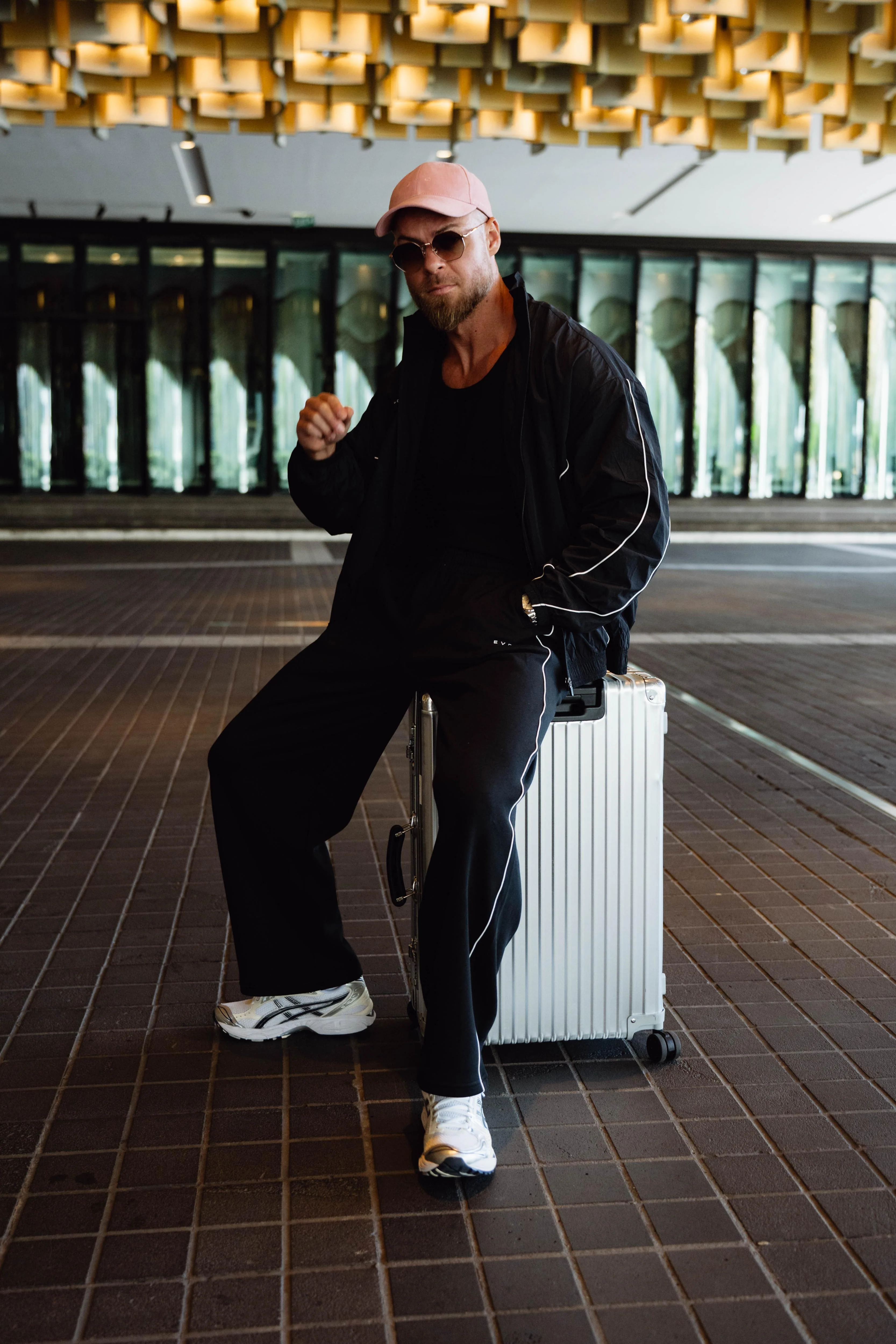 Stride Tracksuit Jacket - Jet Black - Image 6