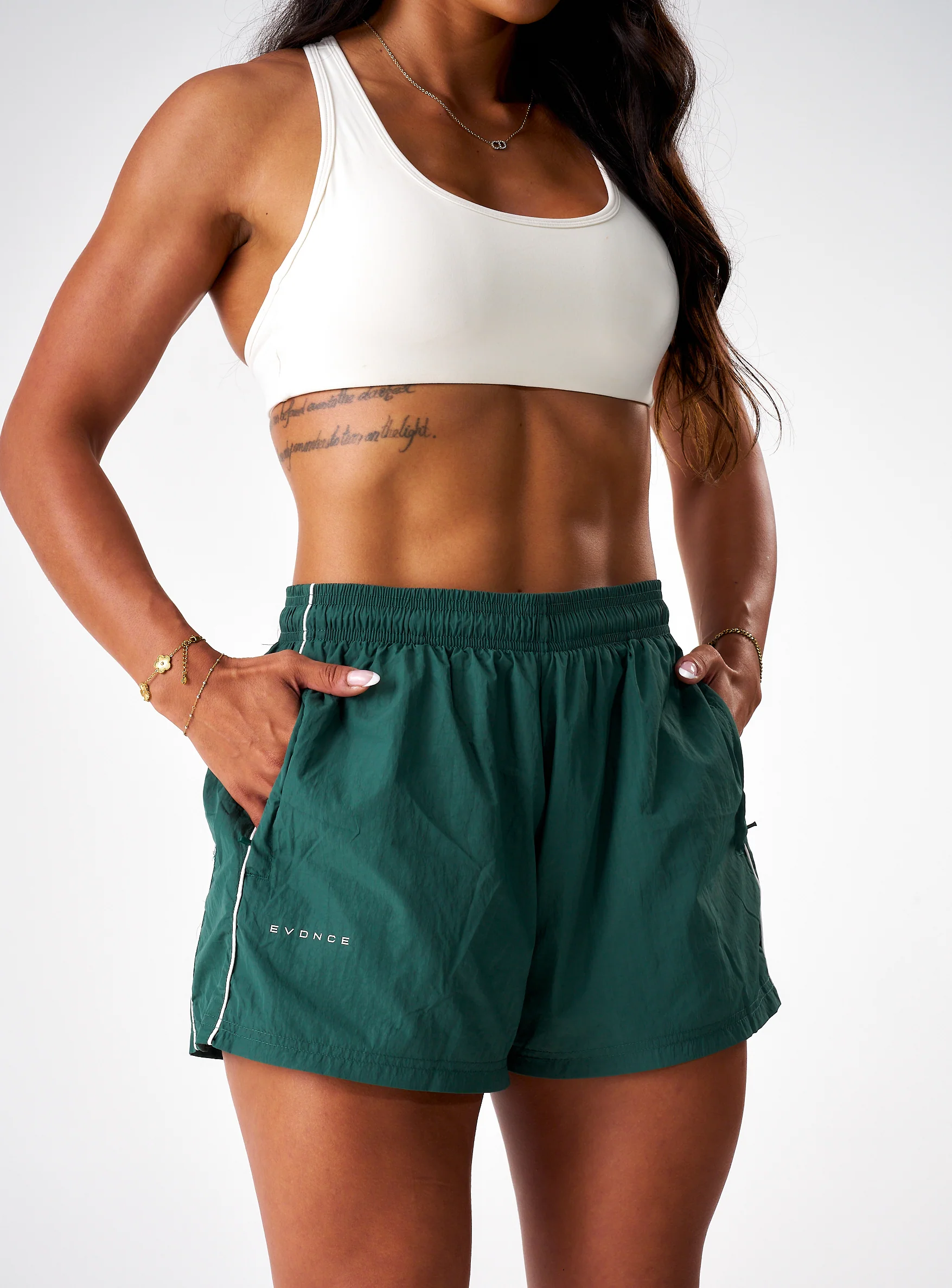 Women's Stride 3" Track Shorts - Field Green - Image 3