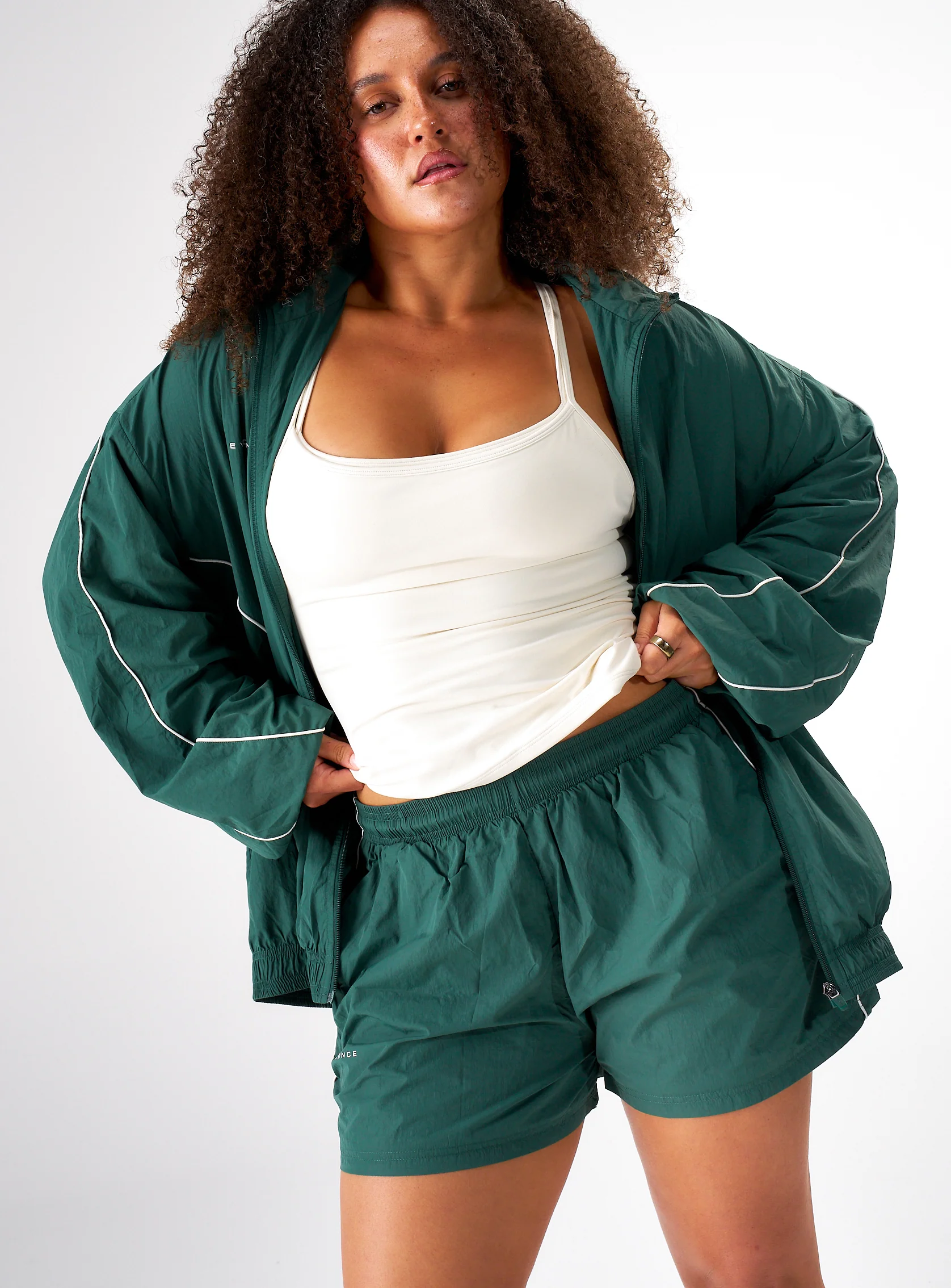 Women's Stride 3" Track Shorts - Field Green - Image 9