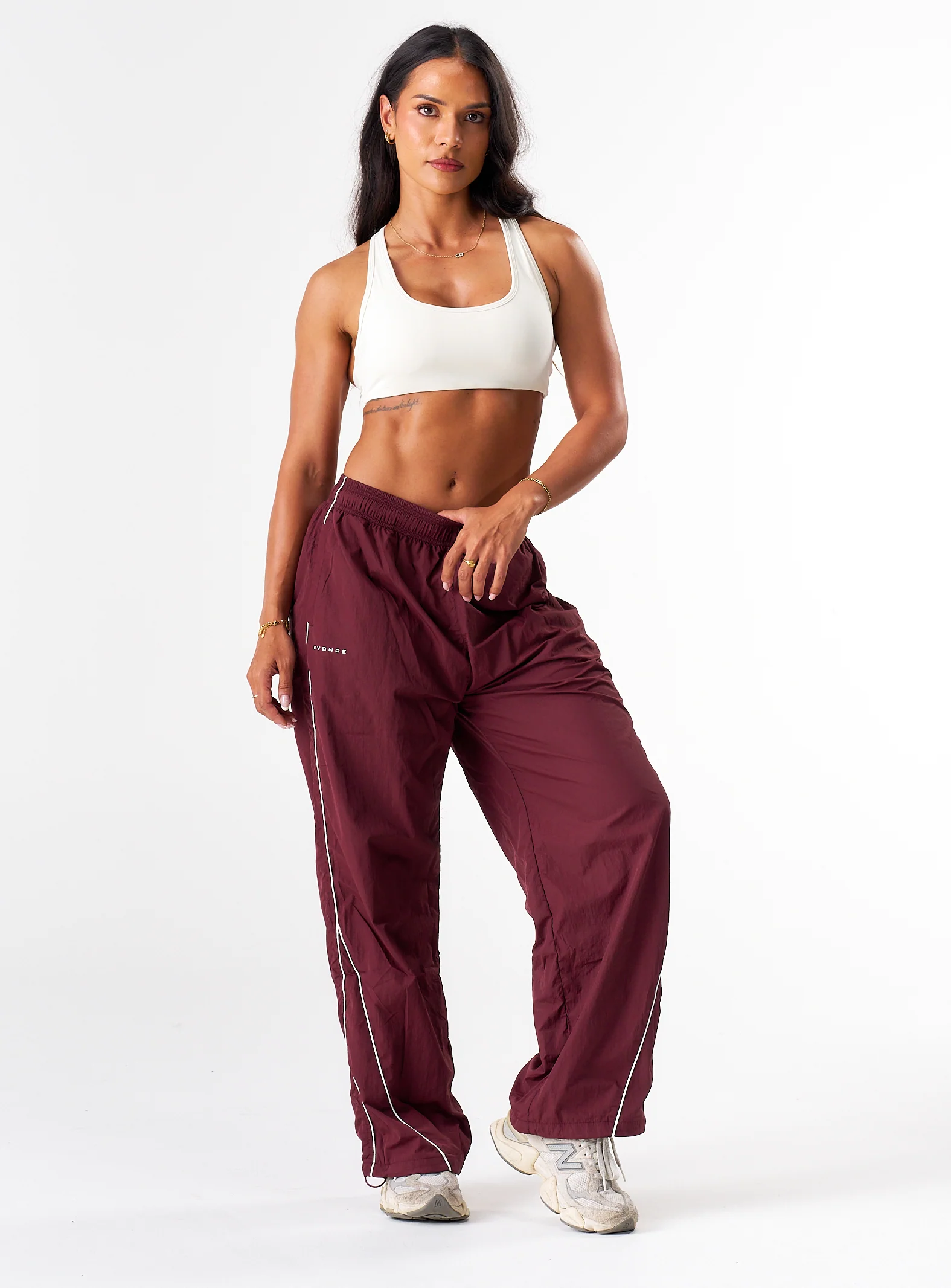 Stride Trackpants - Burgundy - Image 12