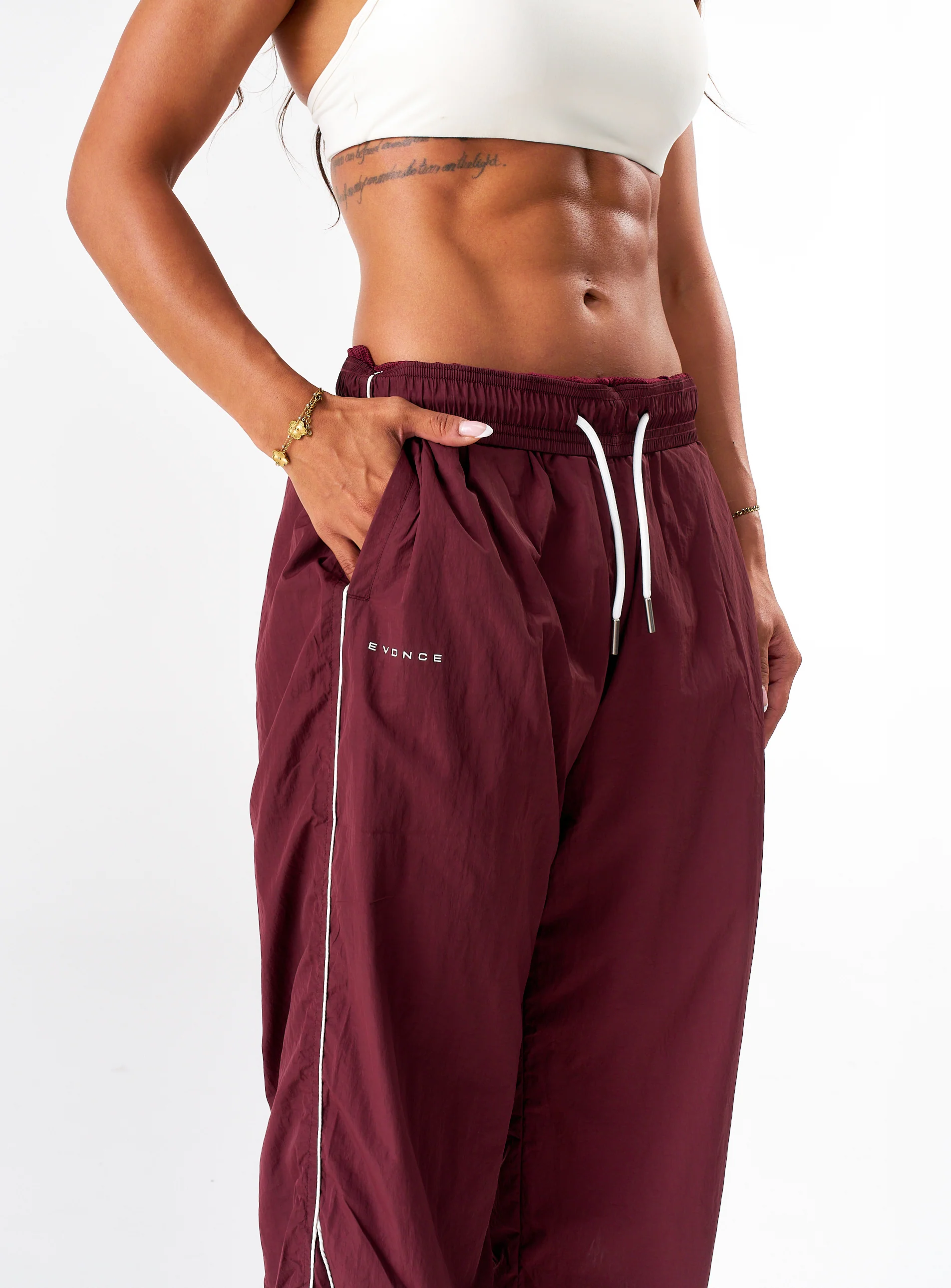 Stride Trackpants - Burgundy - Image 16