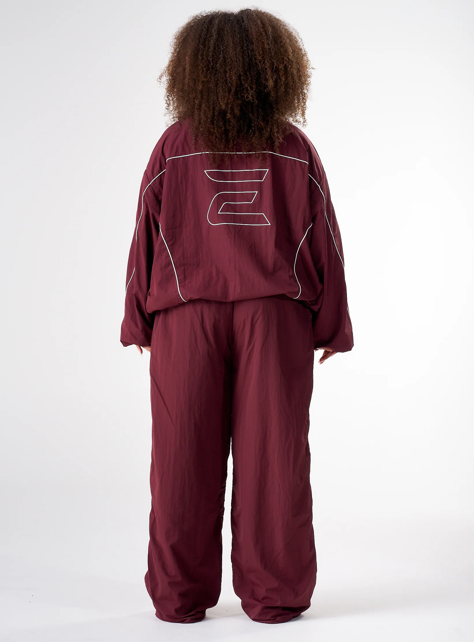 Women's Stride Tracksuit Jacket - Burgundy - Image 6