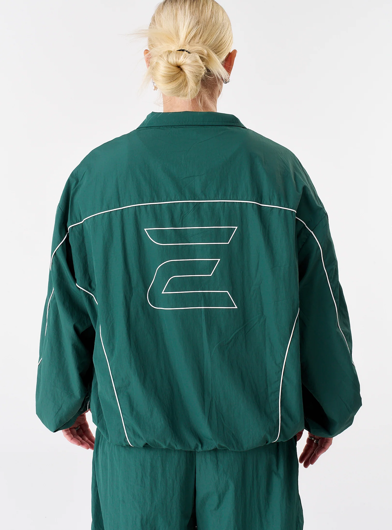 Women's Stride Tracksuit Jacket - Field Green - Image 6