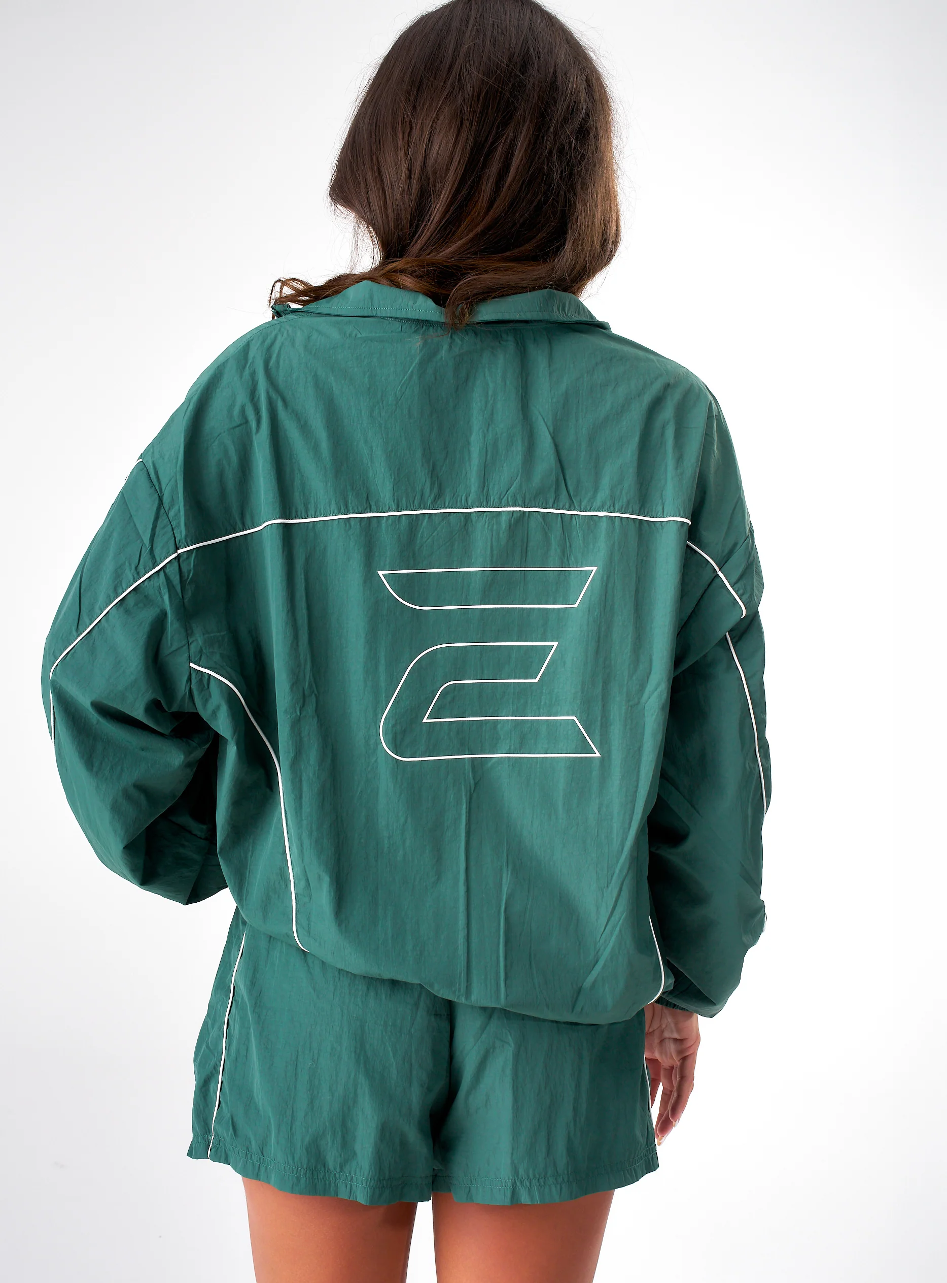 Women's Stride Tracksuit Jacket - Field Green - Image 9